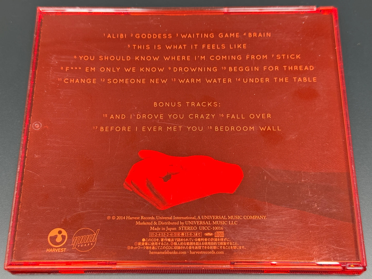 BANKS Goddess Japan Import CD Bonus Tracks+5 UICC-10016