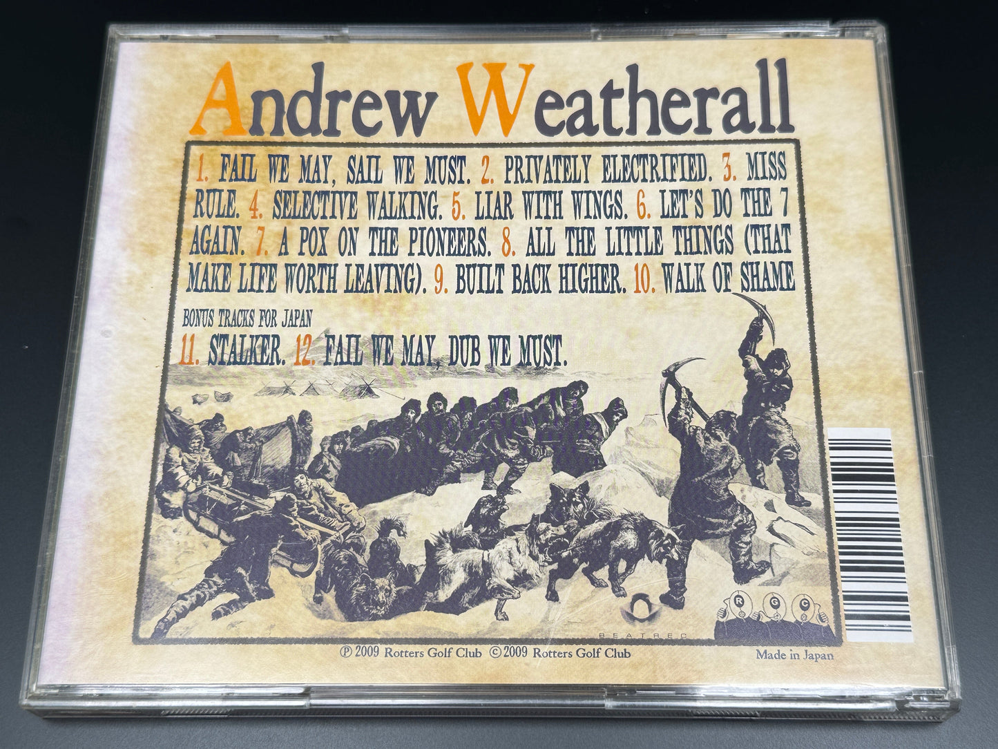 Andrew Weatherall A Pox On The Pioneers Japan Import Bonus Track+1