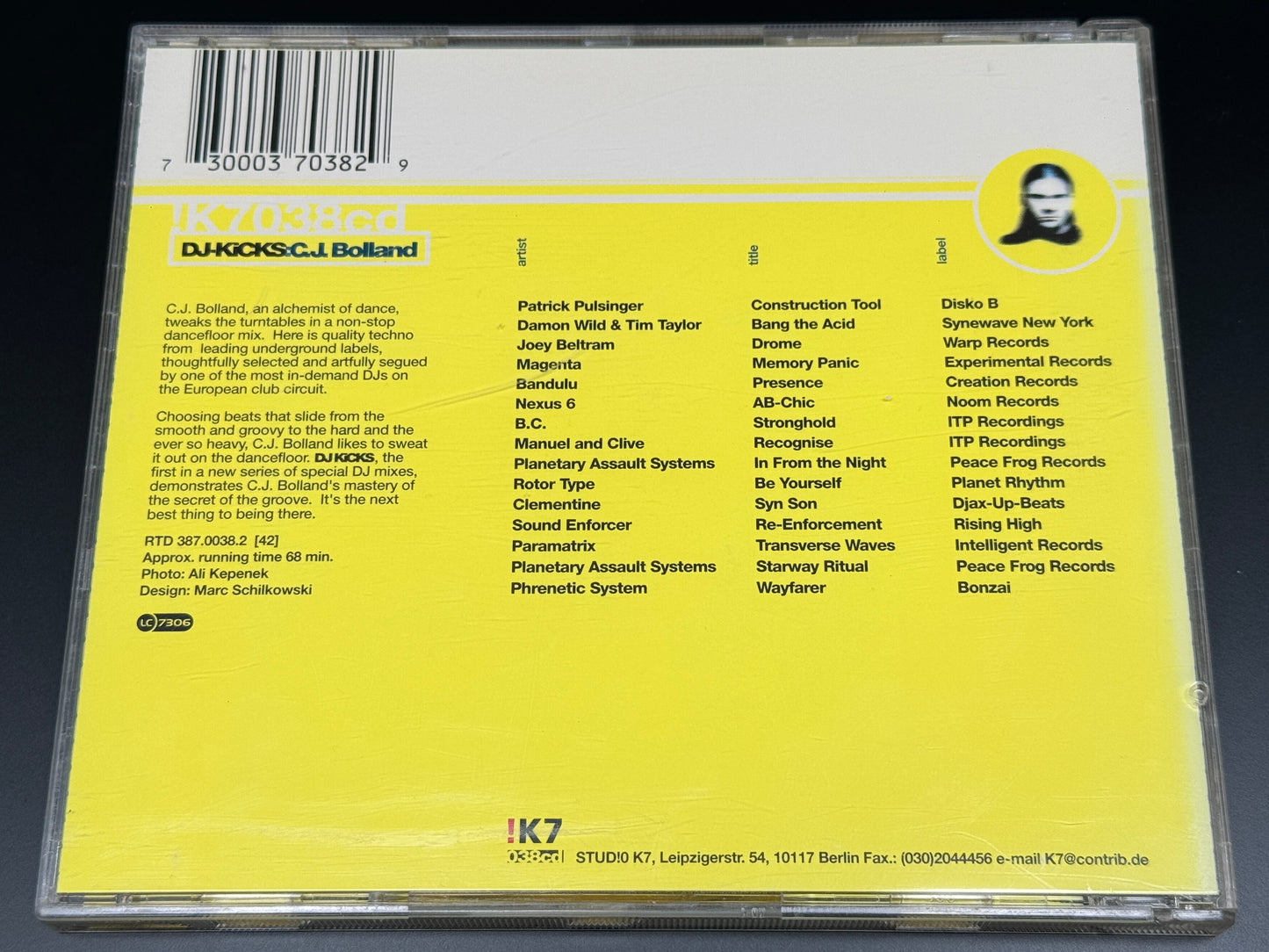 C.J. Bolland DJ-Kicks iK7