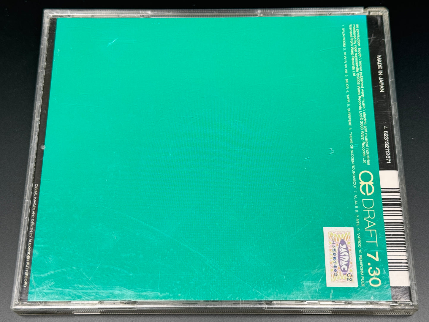 Autechre Draft 7.30 Japanese CD BRC-67