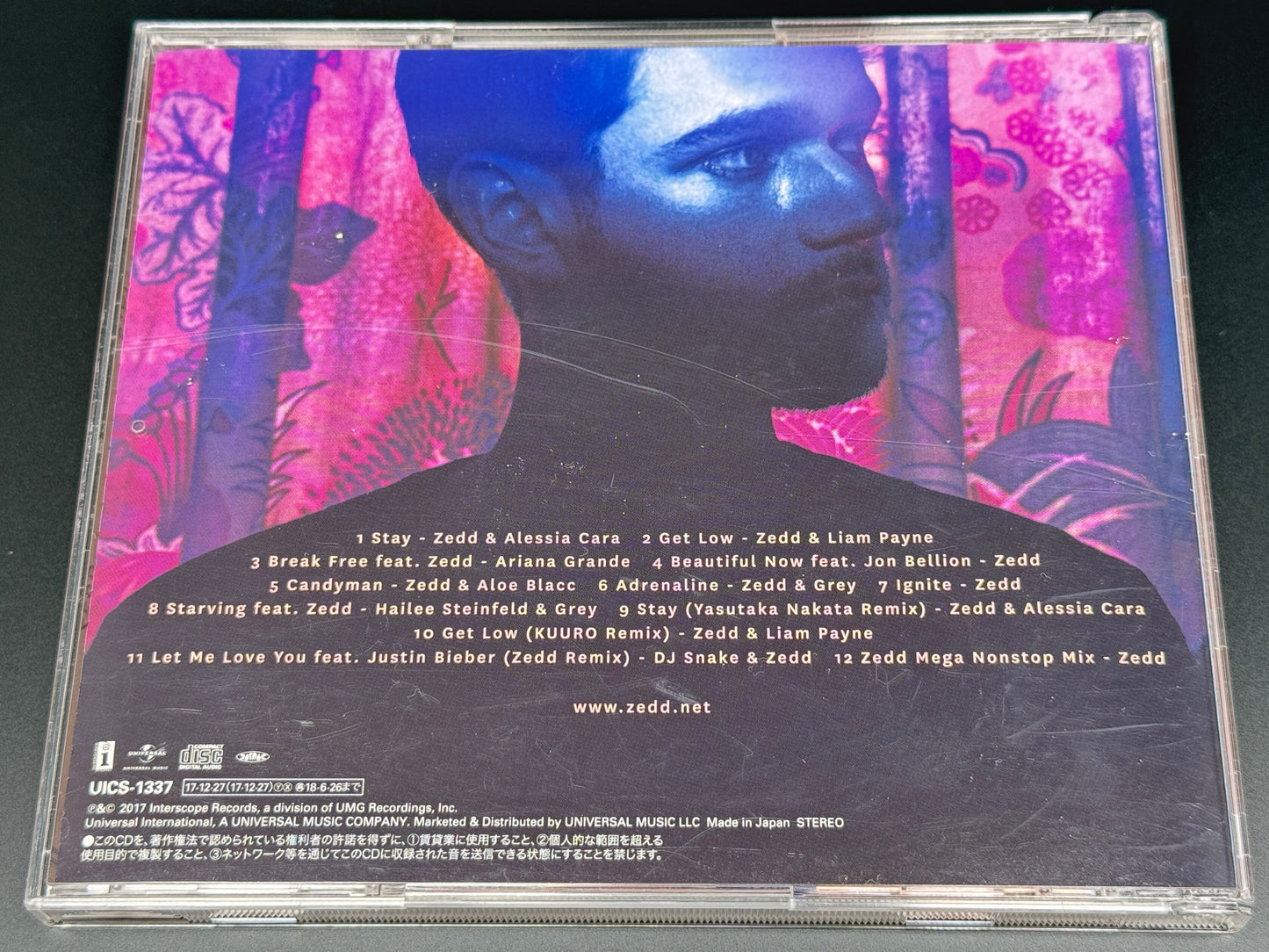 Zedd Stay + Japanese CD 12 Tracks