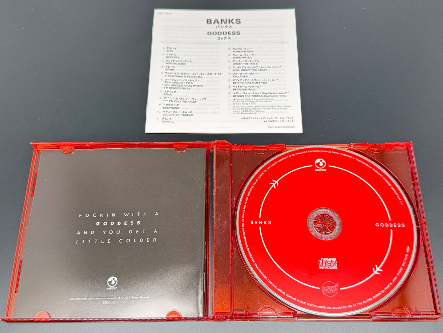 BANKS Goddess Japan Import CD Bonus Tracks+5 UICC-10016