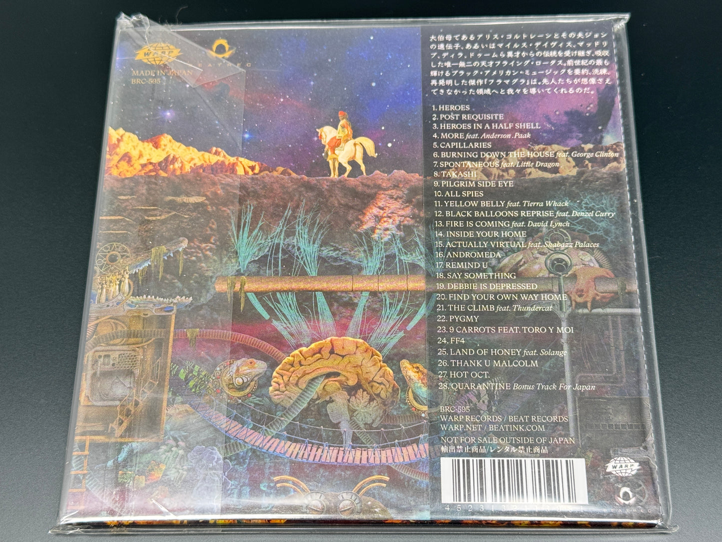 Flying Lotus Flamagra Japanese CD Bonus Track+1 BRC-595