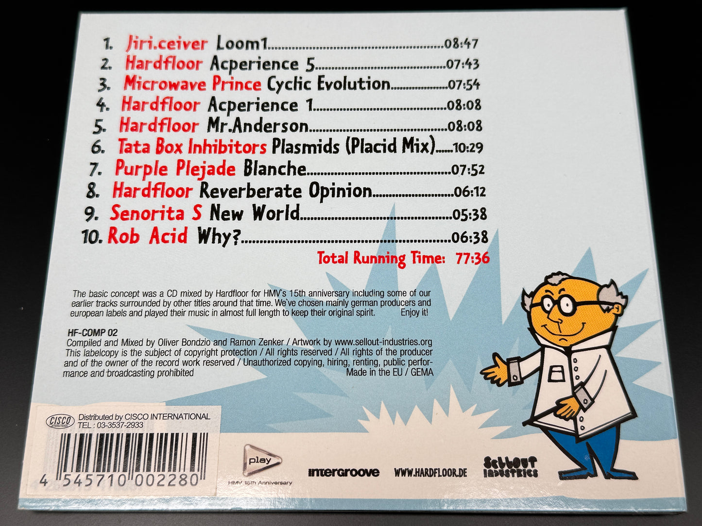 Hardfloor HMV 15th anniversary OUR ACID EXPERIENCE