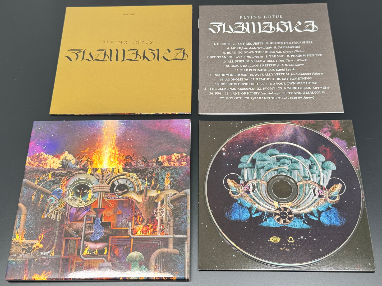 Flying Lotus Flamagra Japanese CD Bonus Track+1 BRC-595