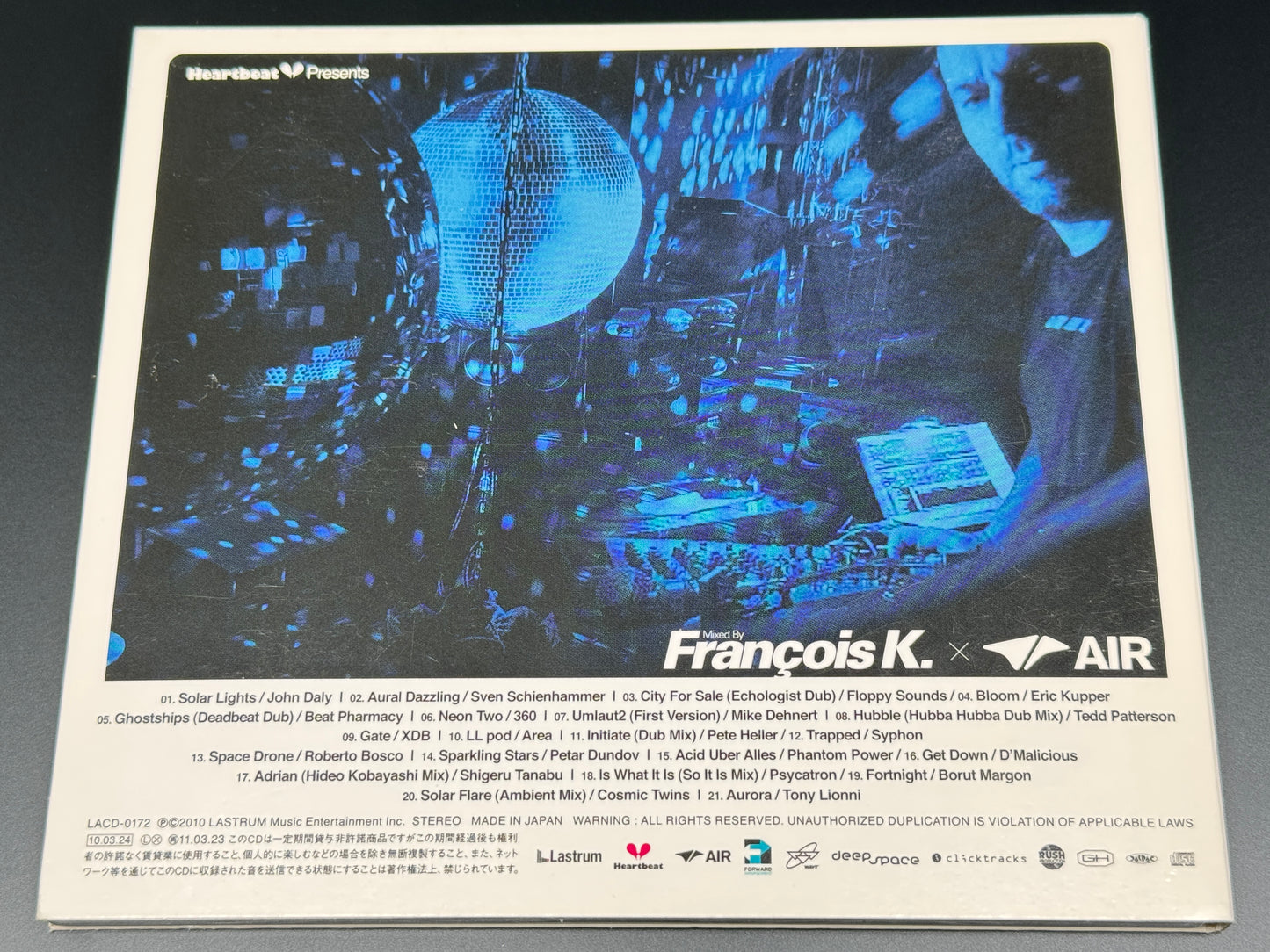 Francois K Heart Beat Presents × Air Vol.1 Japan Import LACD-0172