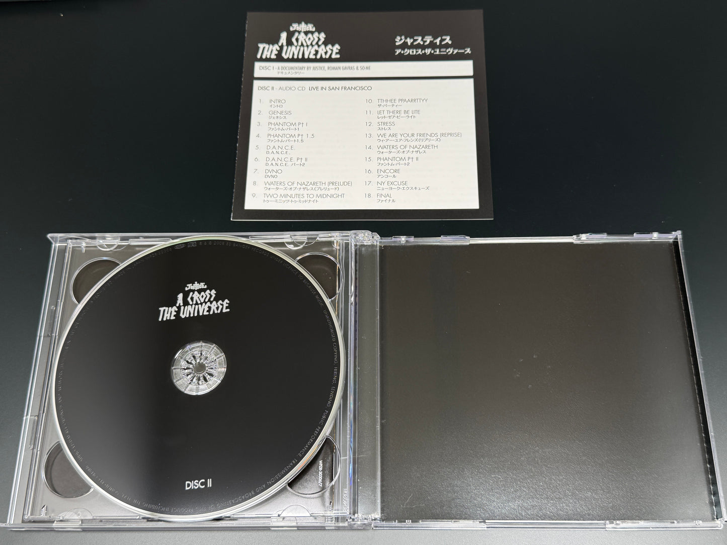 Justice A Cross The Universe Japan Import CD+DVD WPZR-30306/7