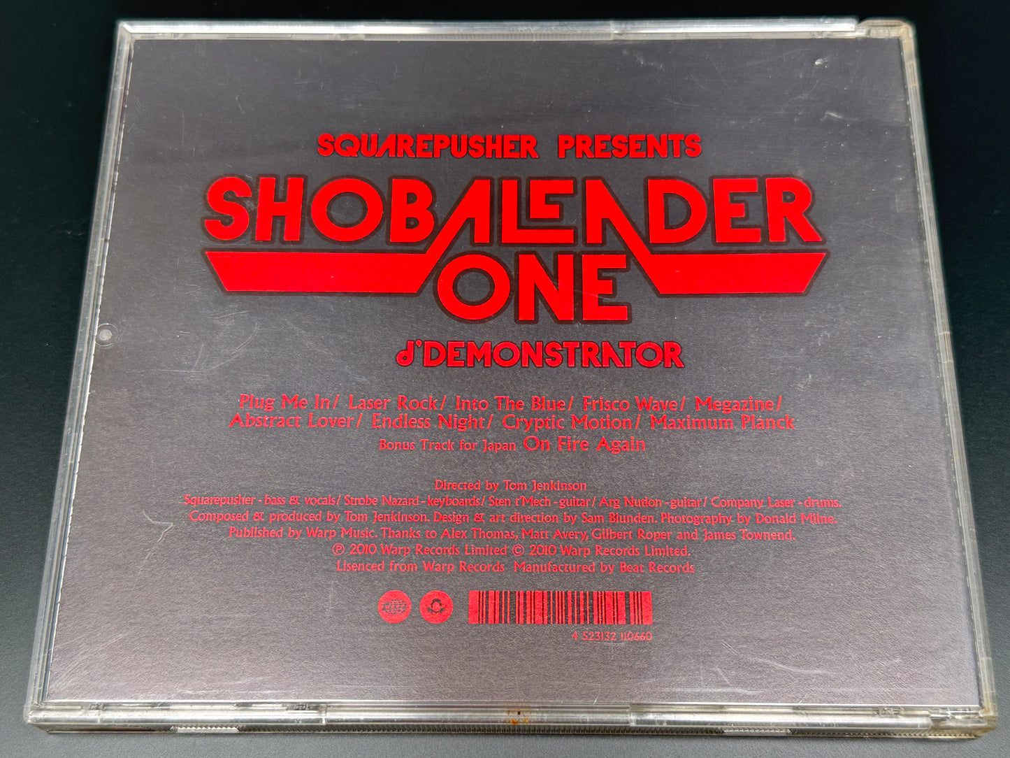 Squarepusher Shobaleader One d'Demonstrator Japan Import Bonus Track+1