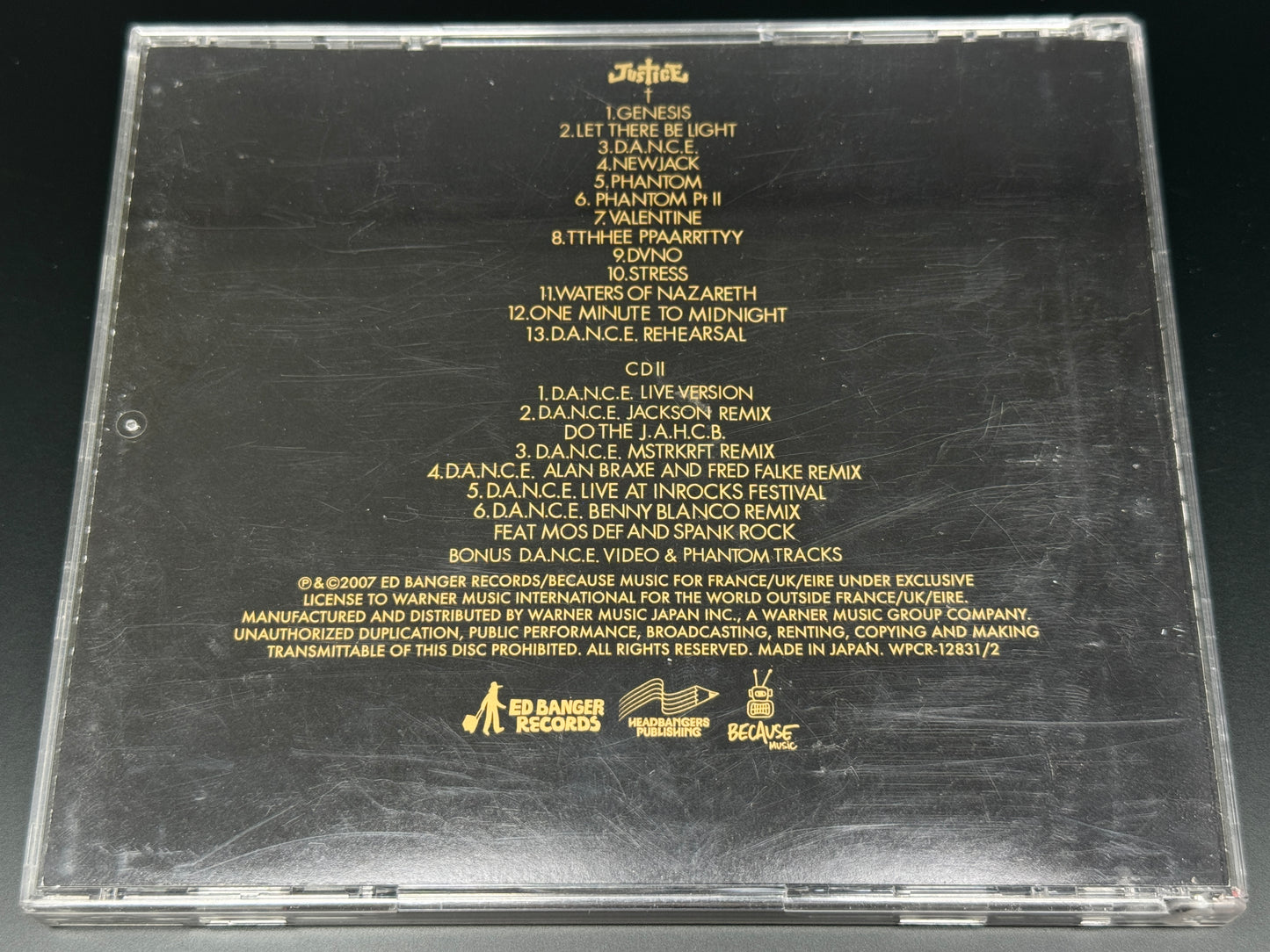 Justice † (Cross) Japan Import 2CD WPCR-12831/2