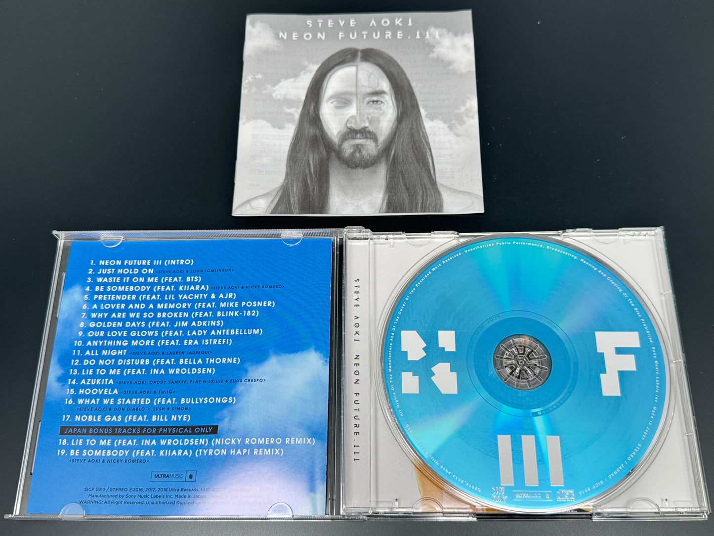 Steve Aoki Neon Future 1 Japan Import Bonus Tracks+2 Fall Out Boy SICP-4162