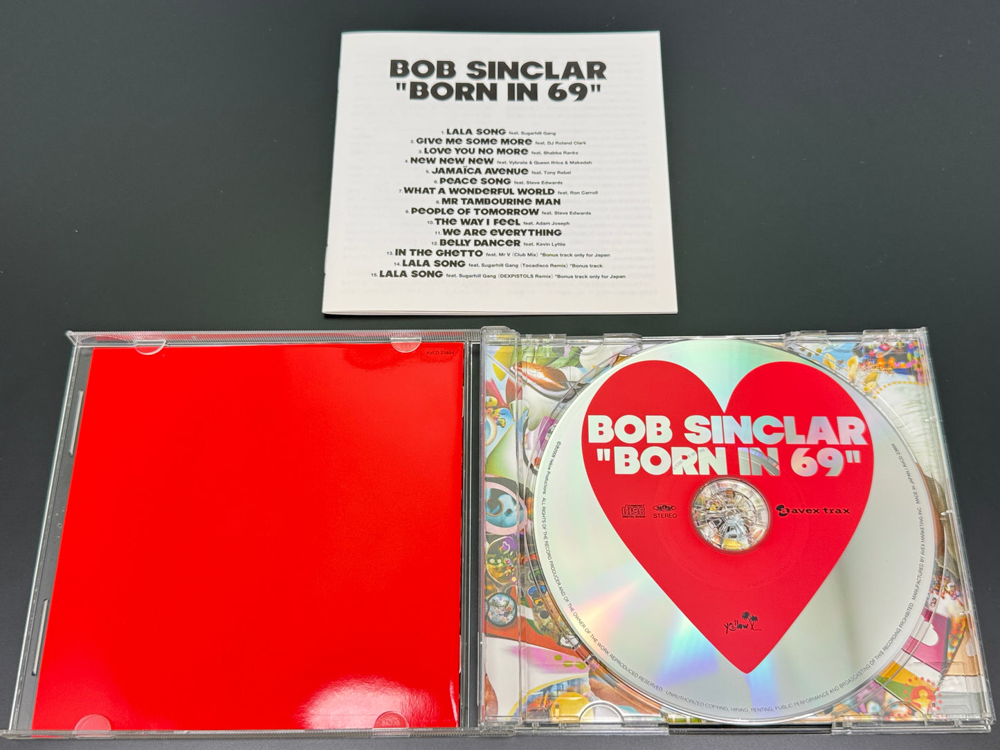 Bob Sinclar Born In 69 Japan Import Bonus Tracks+3 AVCD-23894