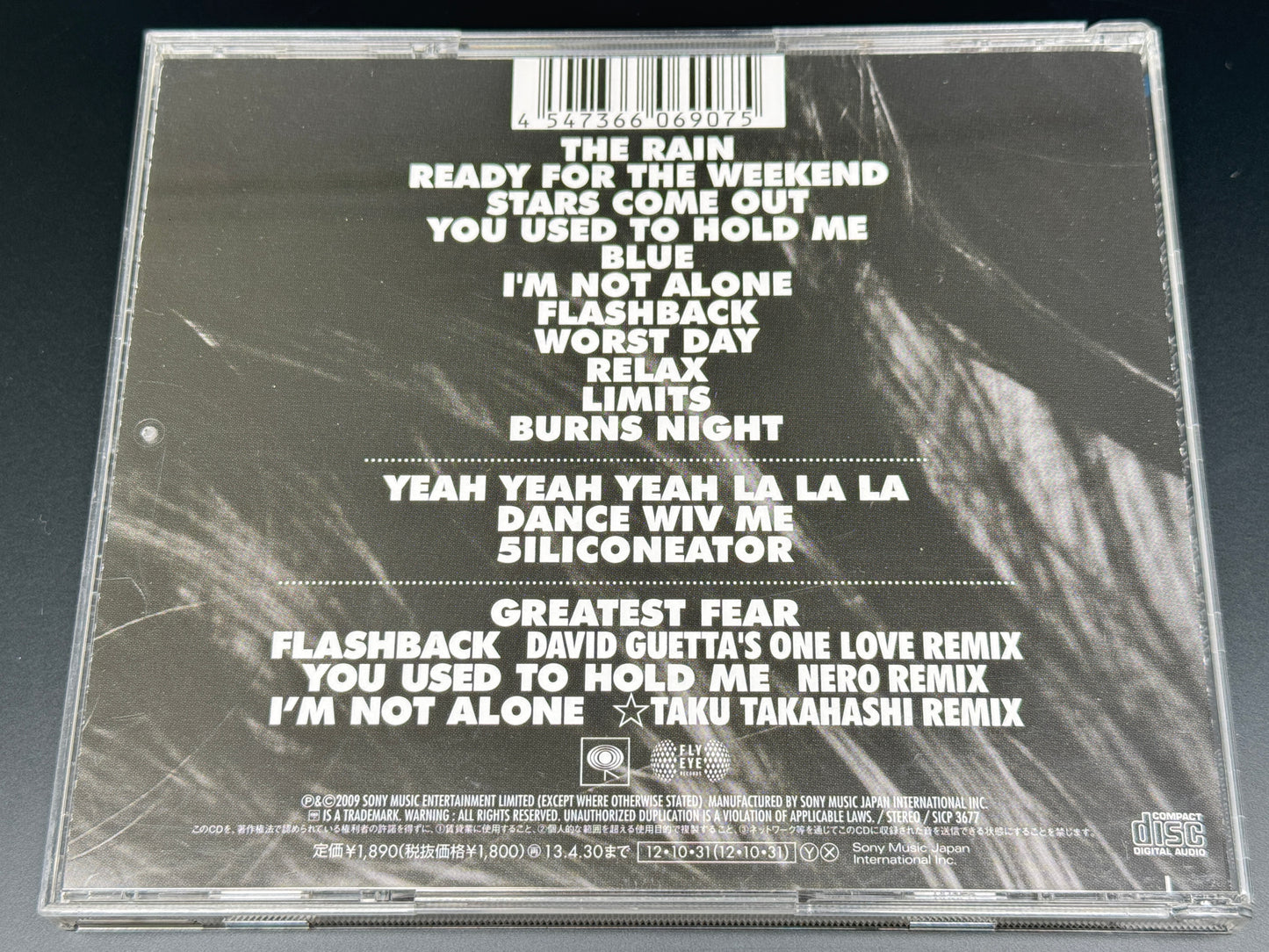 Calvin Harris Ready For The Weekend Japan Import Bonus Tracks Nero SICP-3677