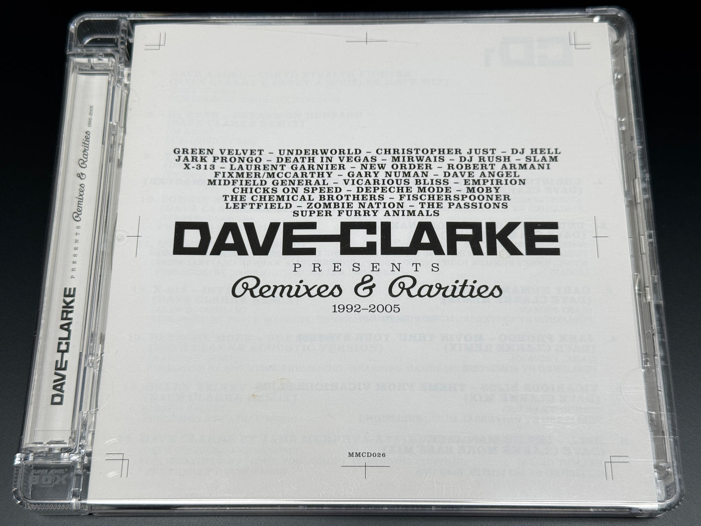 Dave Clarke Remixes & Rarities 1992-2005 Depeche Mode,Gary Numan,Chemical Brothers 2CD
