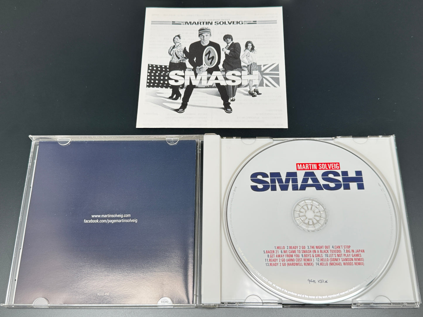 Martin Solveig Smash Japan Import CD Bonus Tracks+4 Hardwell,Sidney Samson Remix KCCD-450