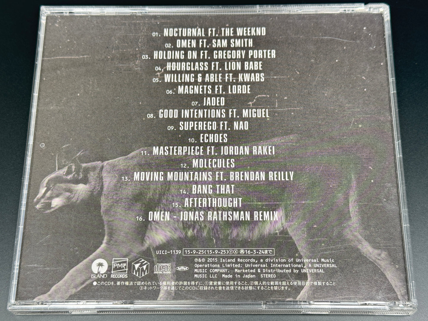 Disclosure Caracal Japan Import Bonus Track+1 UICI-1139
