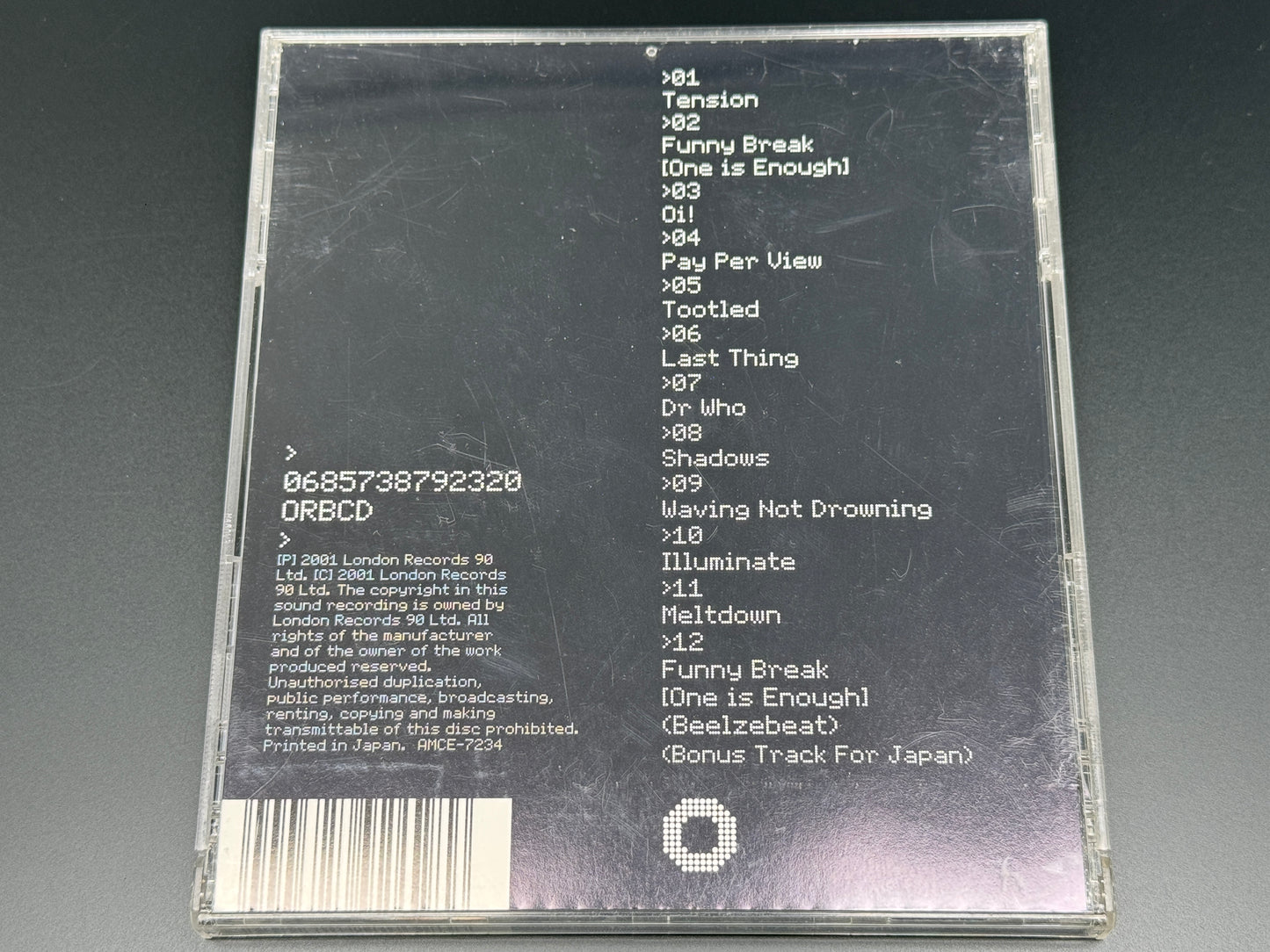 Orbital The Altogether Japan Import Bonus Track+1 AMCE-72334