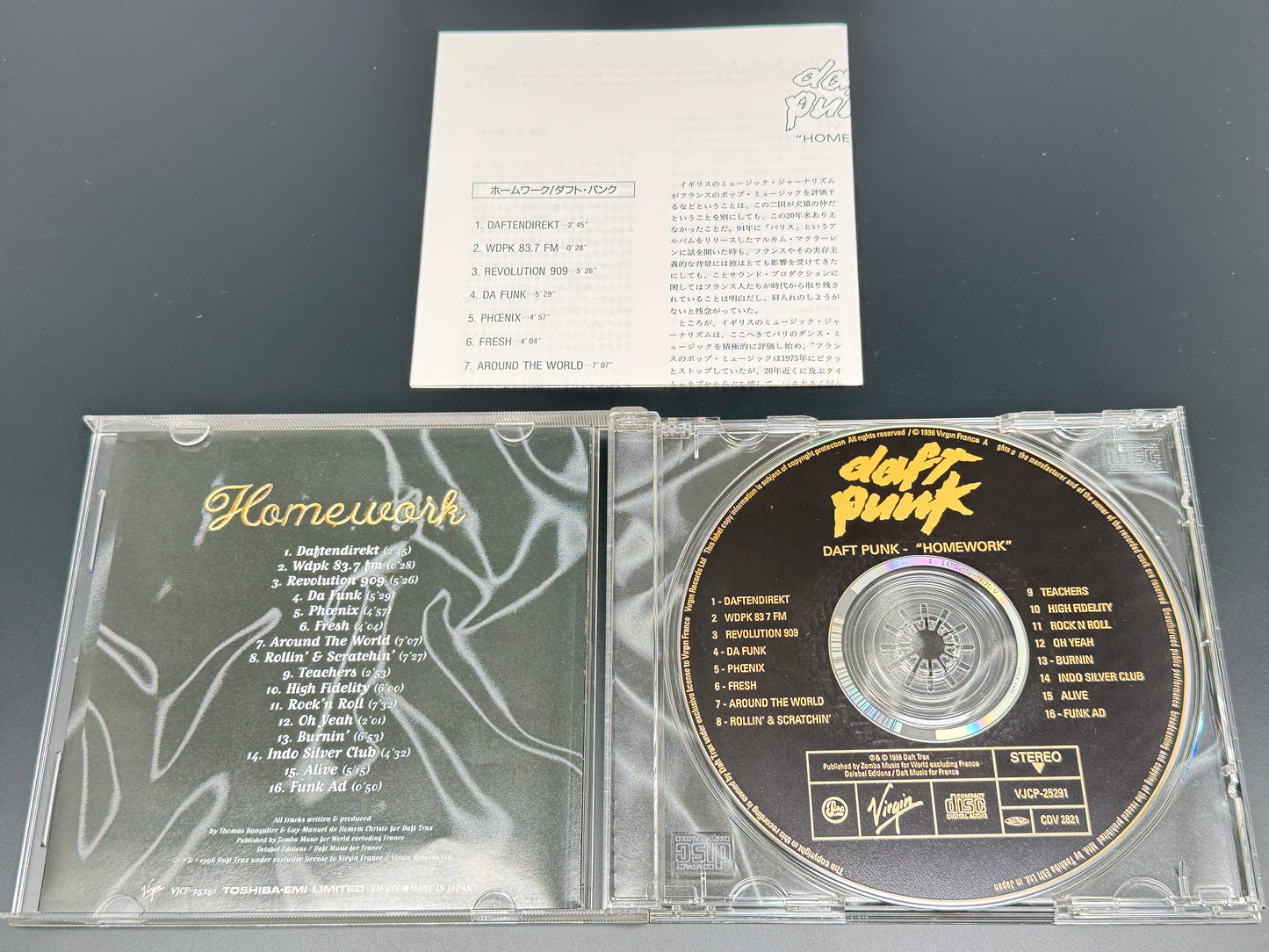 Daft Punk Homework Japanese CD VJCP-25291