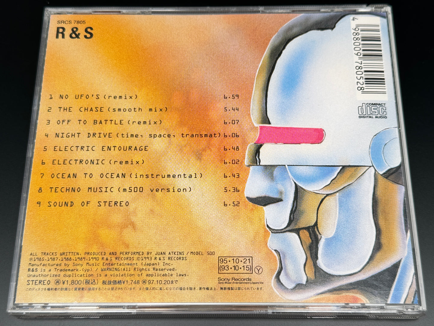 Model 500 Classics Juan Atkins Japanese CD SRCS-7805