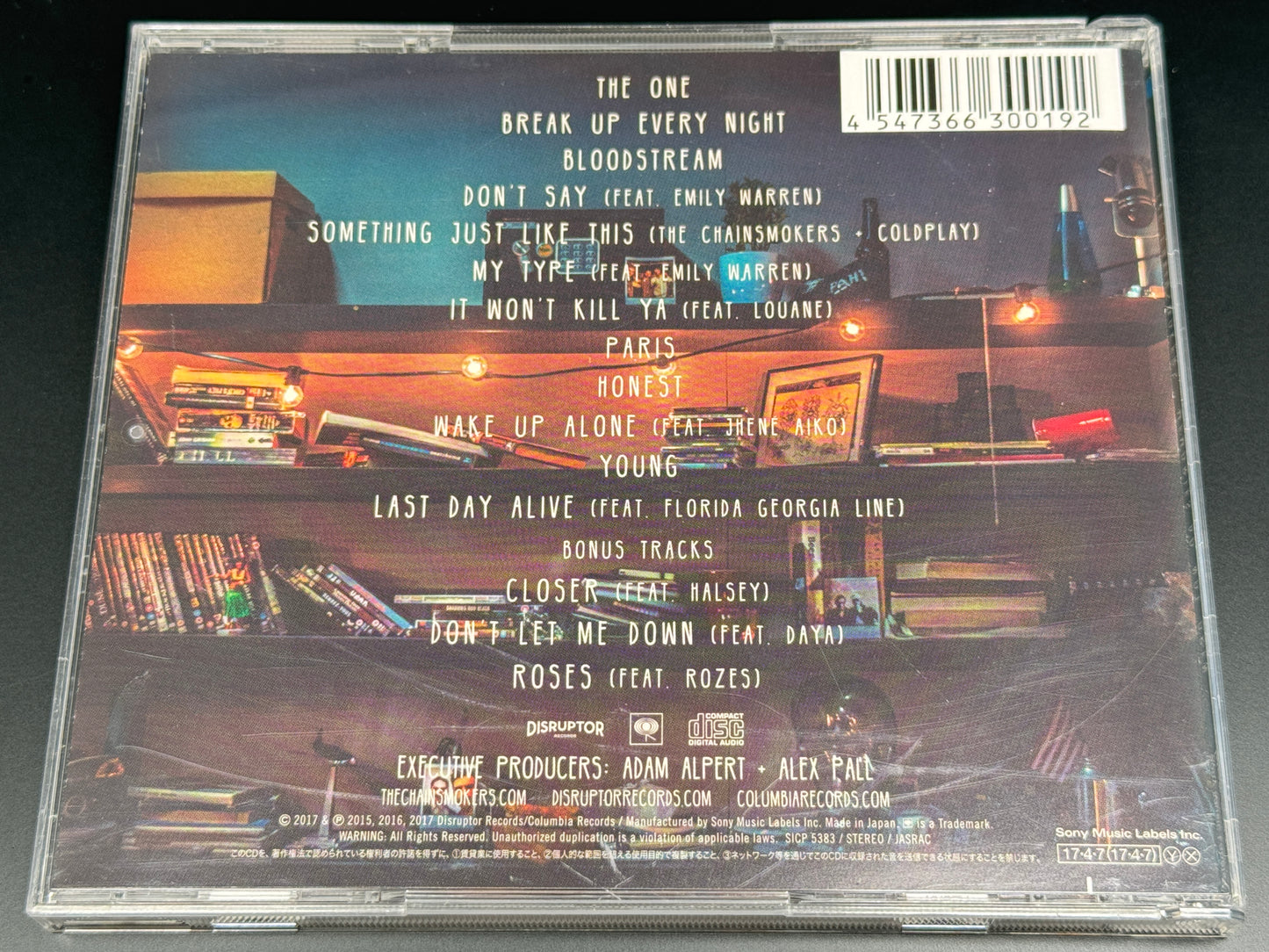 The Chainsmokers Memories Do Not Open Japan Import Bonus Tracks+3 SICP-5383