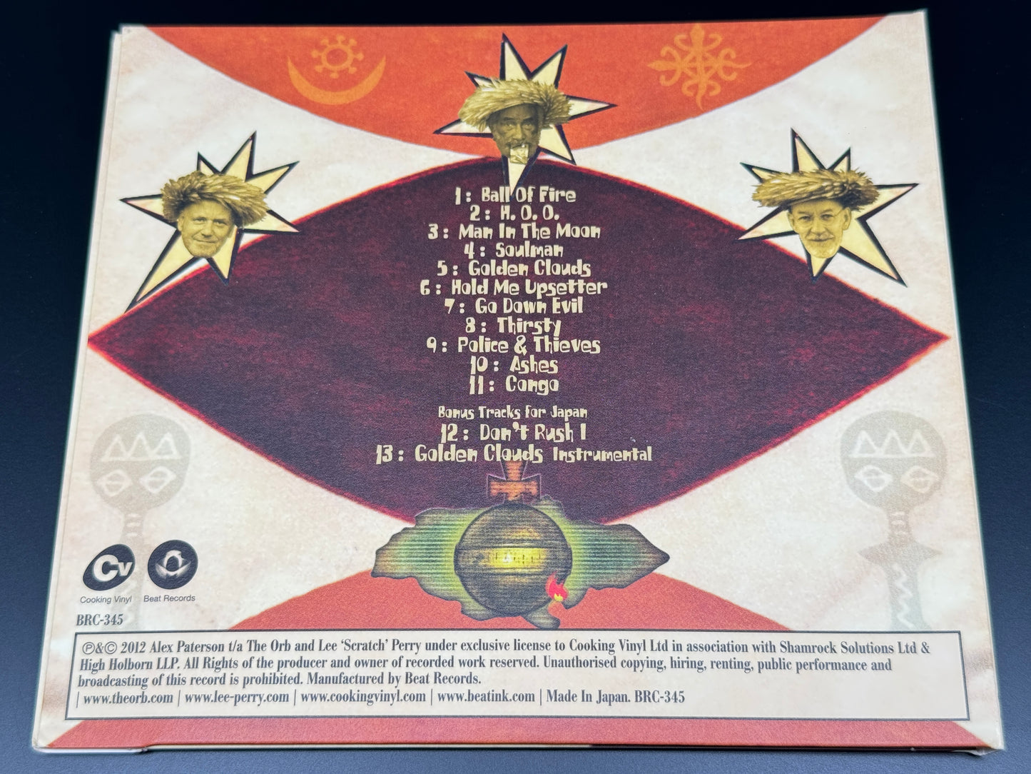 The Orb Lee Scratch Perry The Orbserver In The Star House Japanese CD Bonus Tracks+2 BRC-345