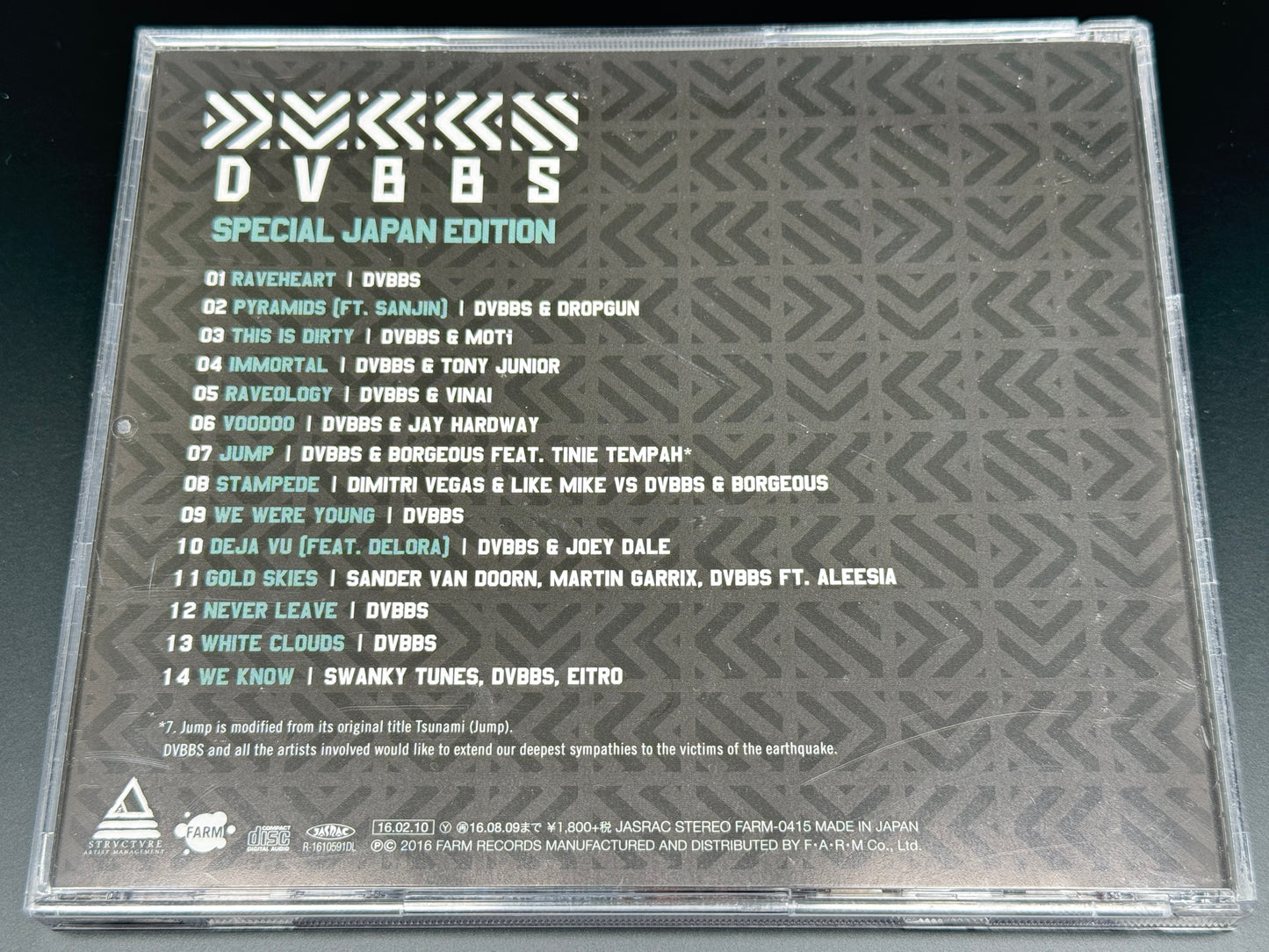 DVBBS Special Japan Edition FARM-0415