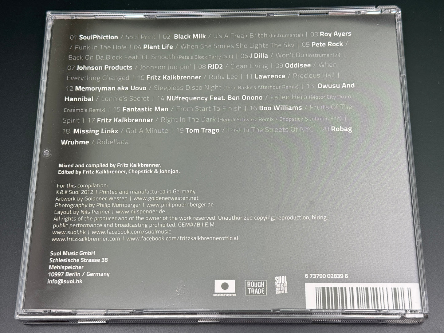 Fritz Kalkbrenner Presents Suol Mates OLTCD1738