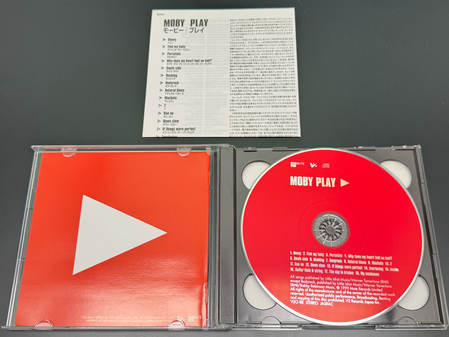 Moby Play Japan Import with Bonus CD V2Cl-88/89