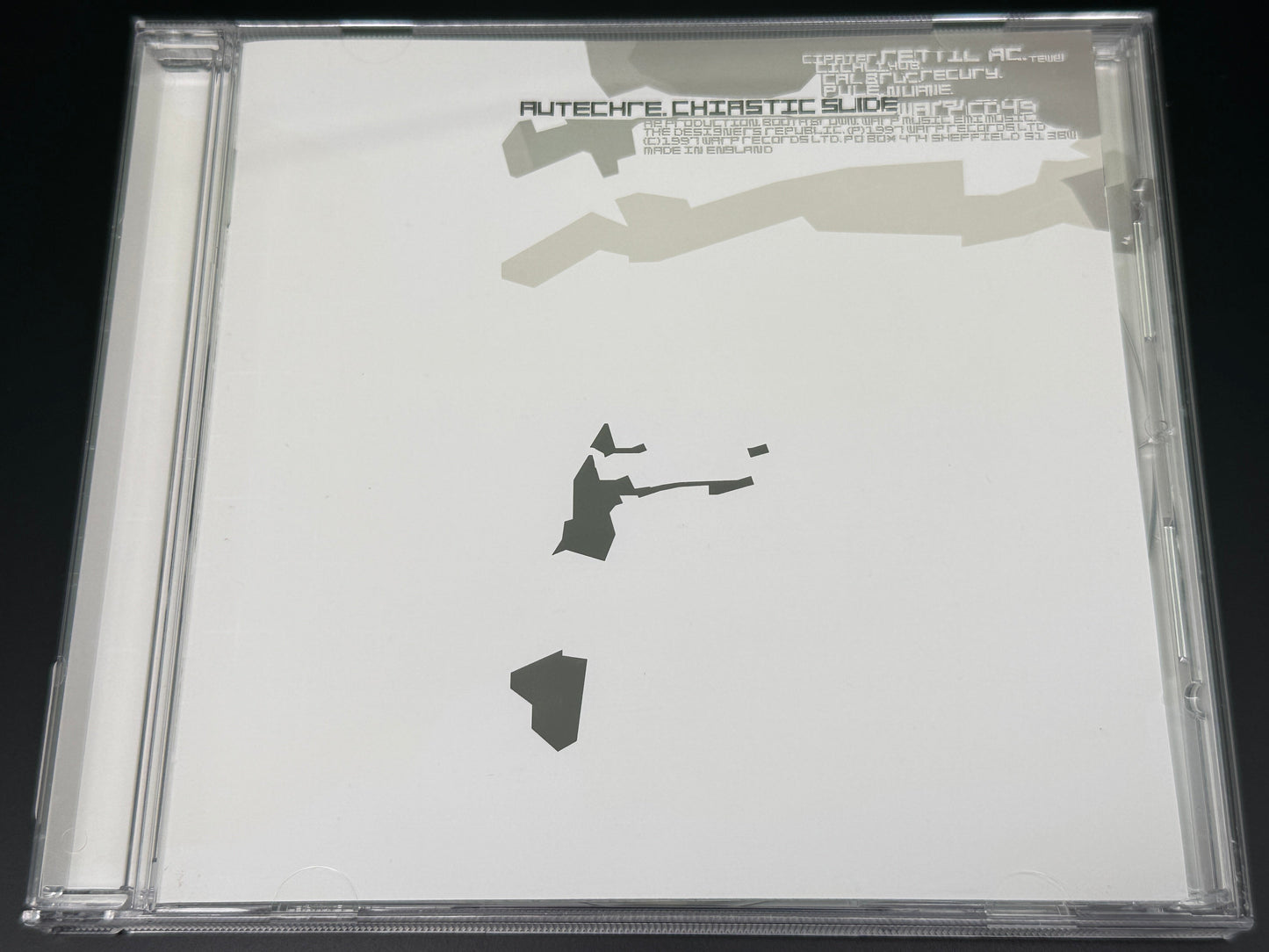 Autechre Chiastic Slide WARP CD49