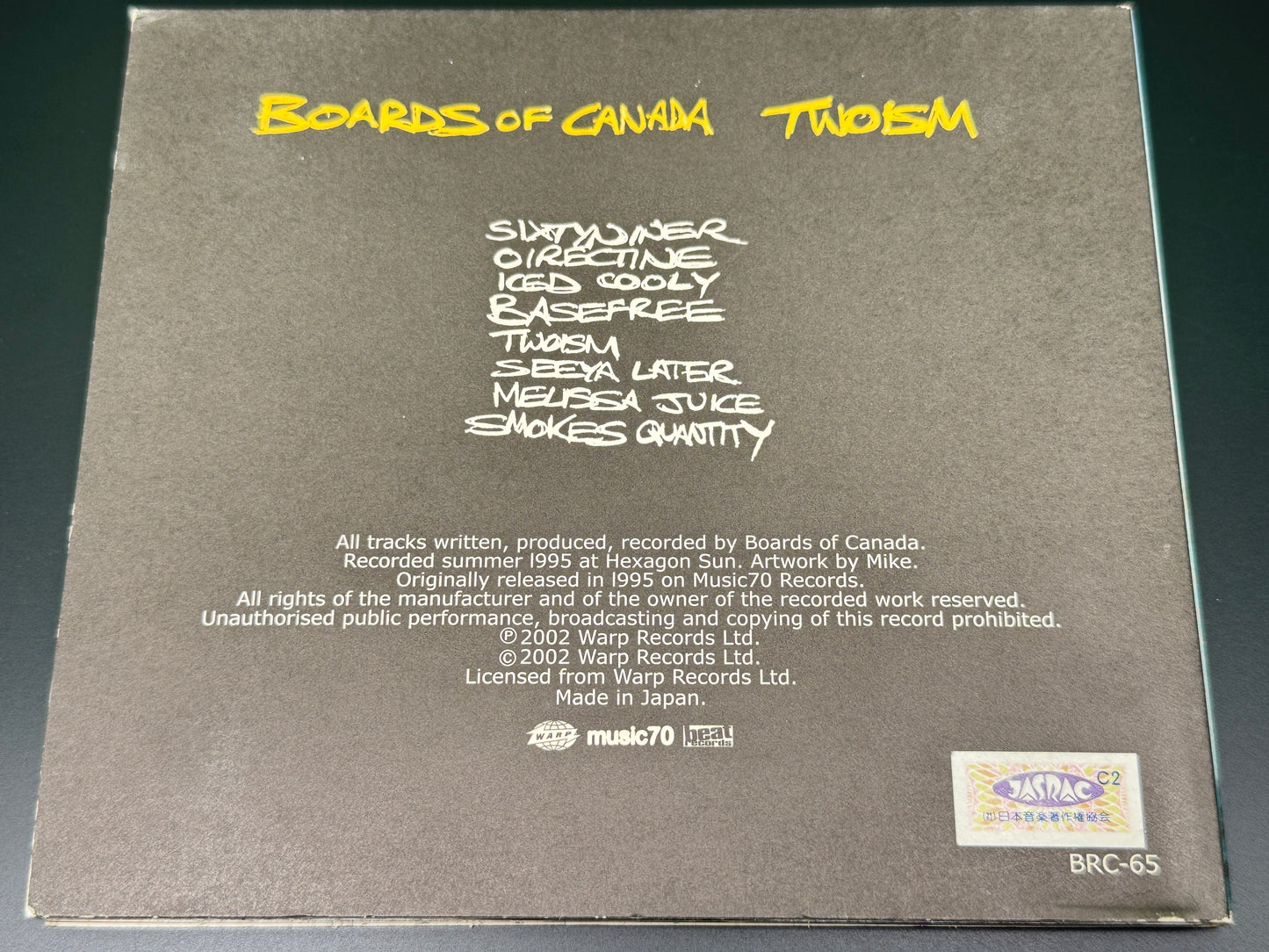 Boards Of Canada Twoism Japan Import BRC-65