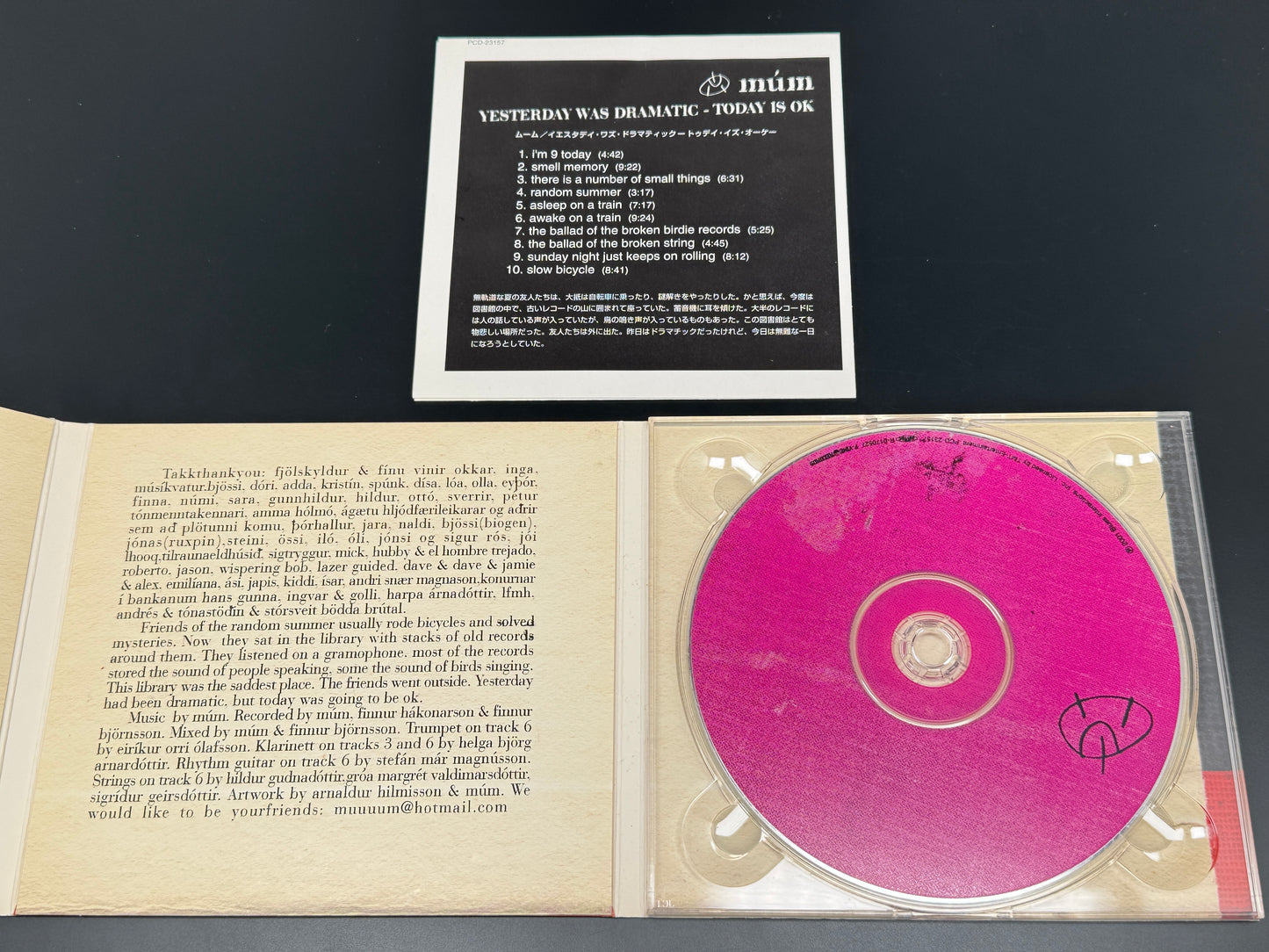 múm Yesterday Was Dramatic Today Is OK Japan Import PCD-23157