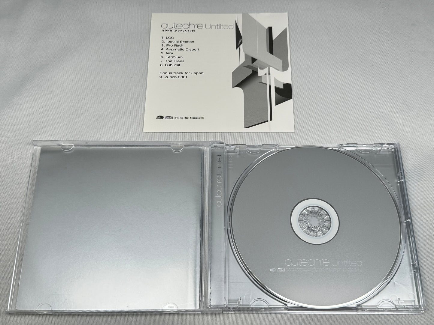 Autechre Untited Japanese CD Bonus Track+1 BRC-122