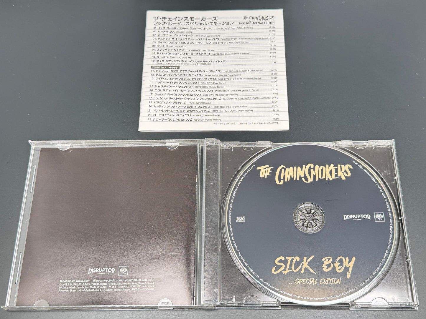 The Chainsmokers Sick Boy Special Edition Japan Import Bonus Tracks+13