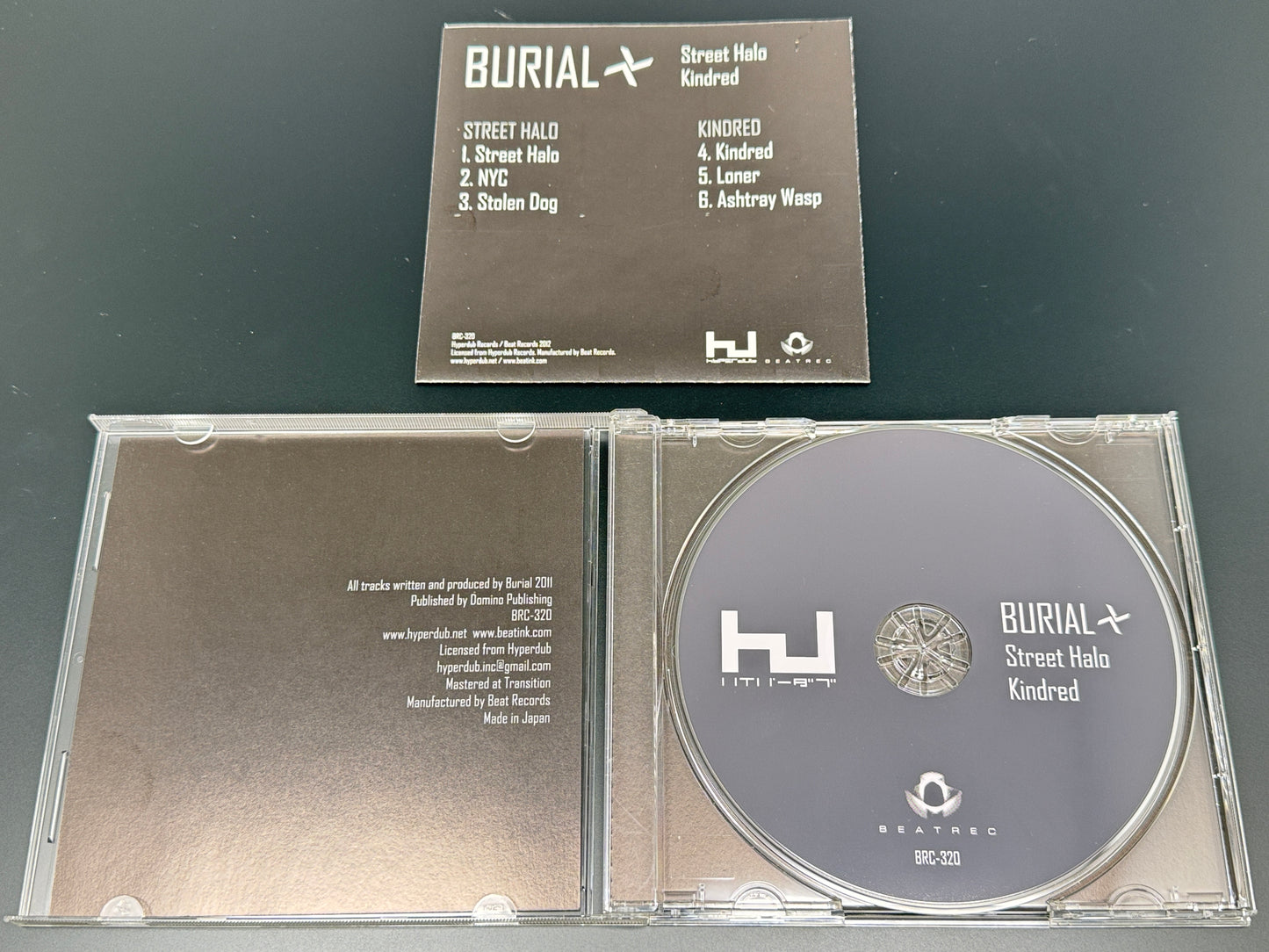 Burial Street Halo Kindred Japan Import 6 Tracks BRC-320