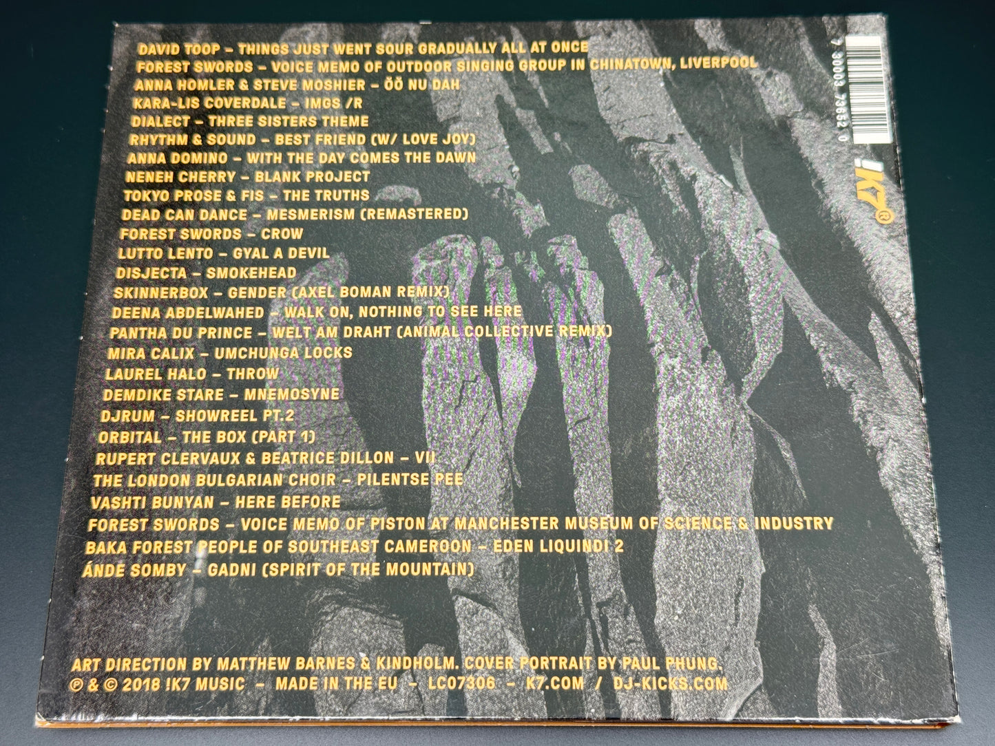 Forest Swords Dj Kicks CD Orbital,Anna Domino,Mira Calix,Dead Can Dance