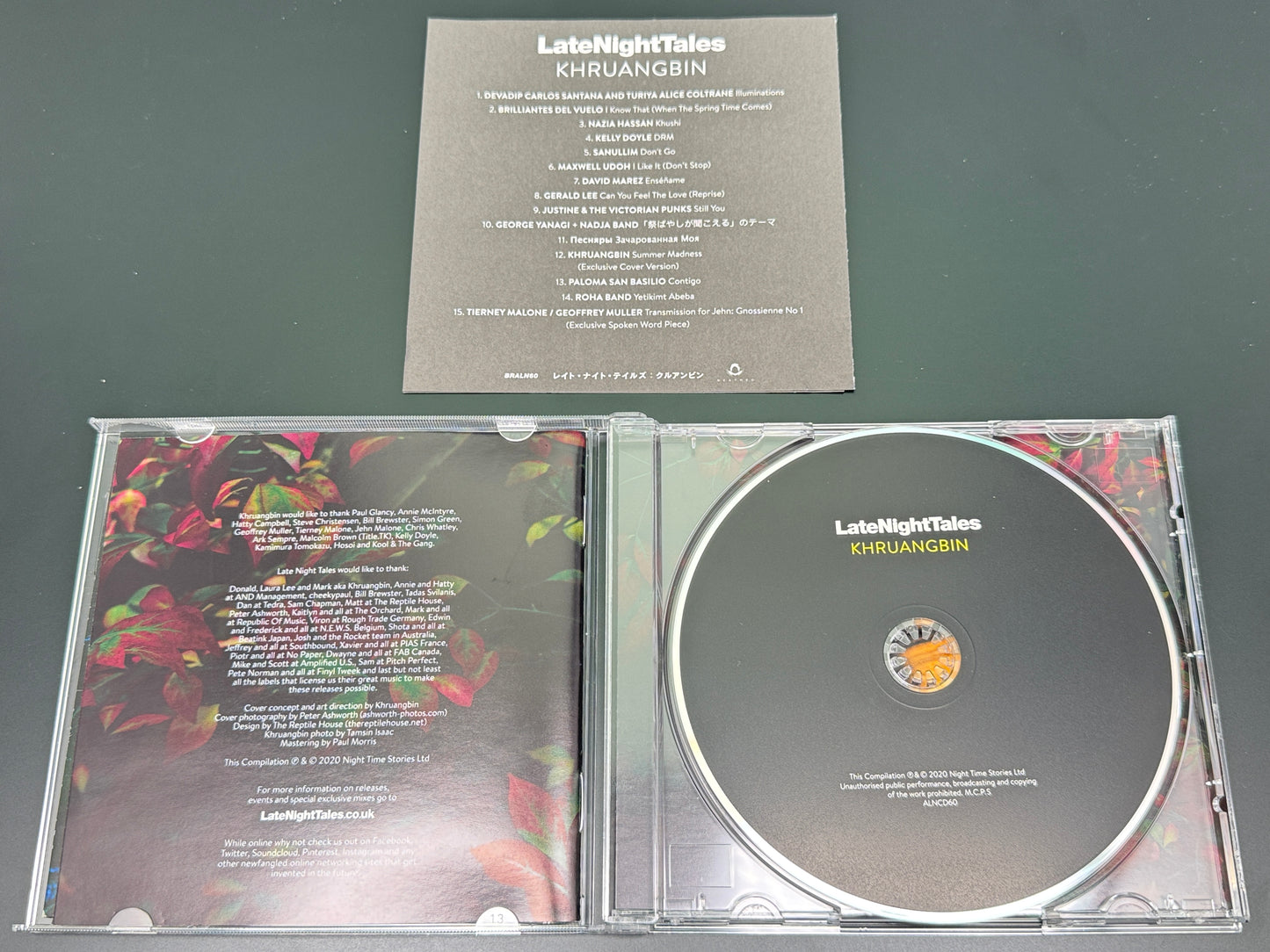 Khruangbin Late Night Tales Japan Import BRALN60