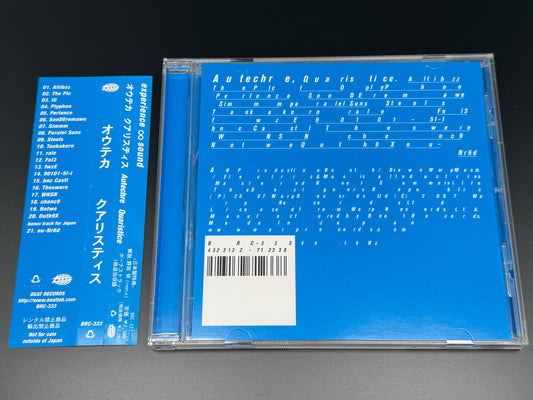 Autechre Quaristice Japan Import Bonus Track+1 BRC-333