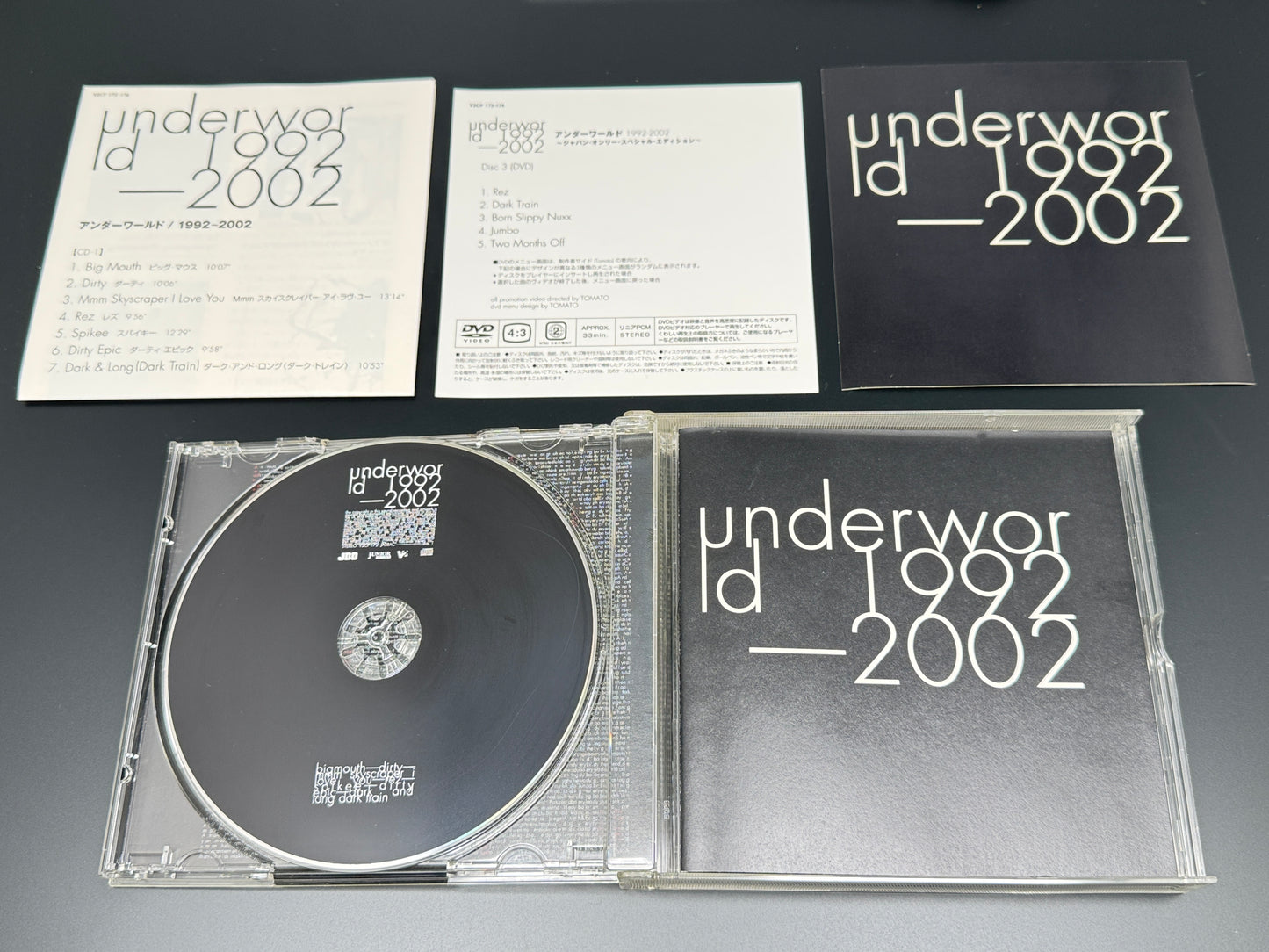 Underworld 1992-2002 Japan Only Special Edition 2CD+DVD V2CP-172/4