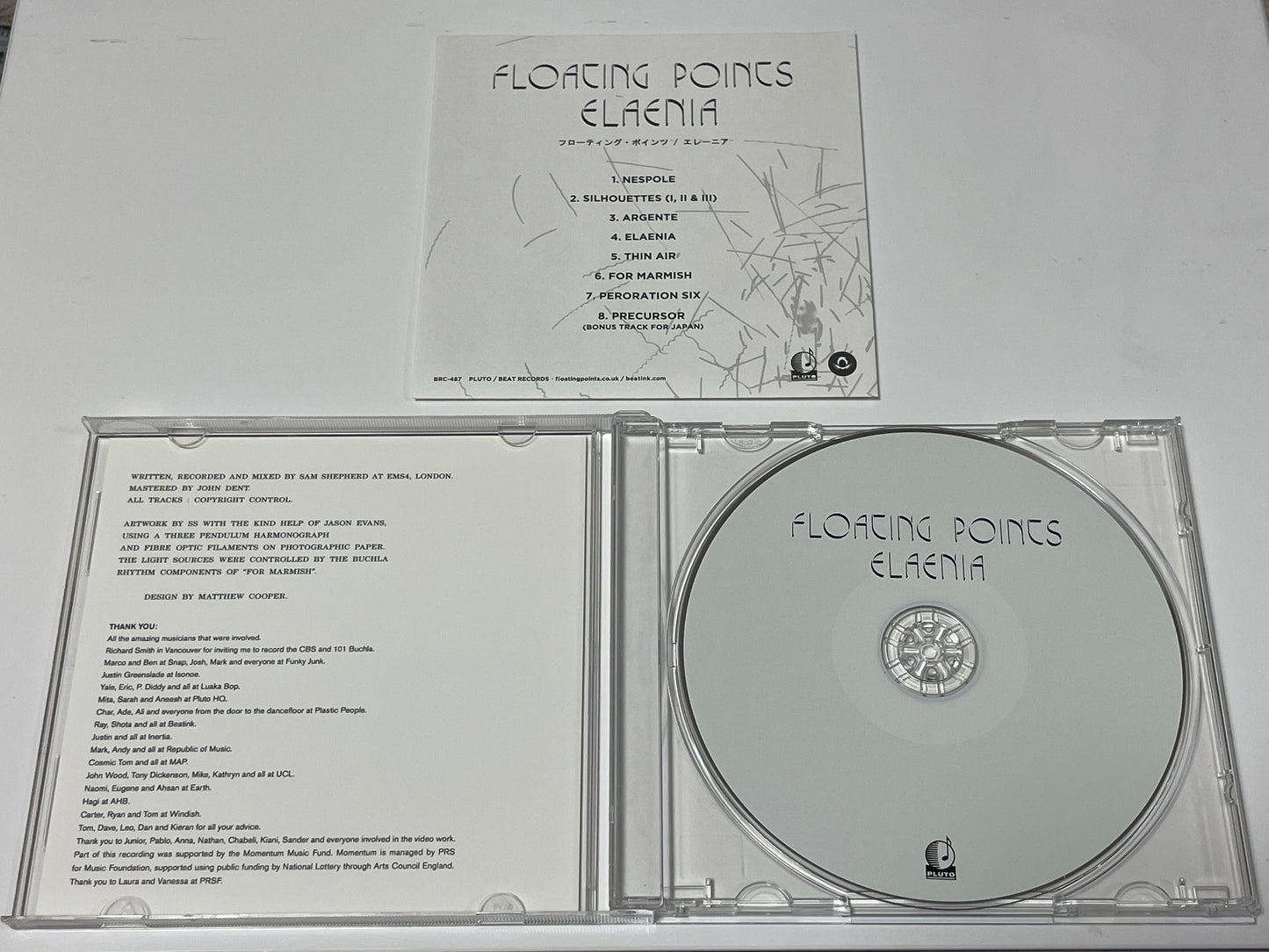 Floating Points Elaenia Japanese CD Bonus Track+1 BRC-535