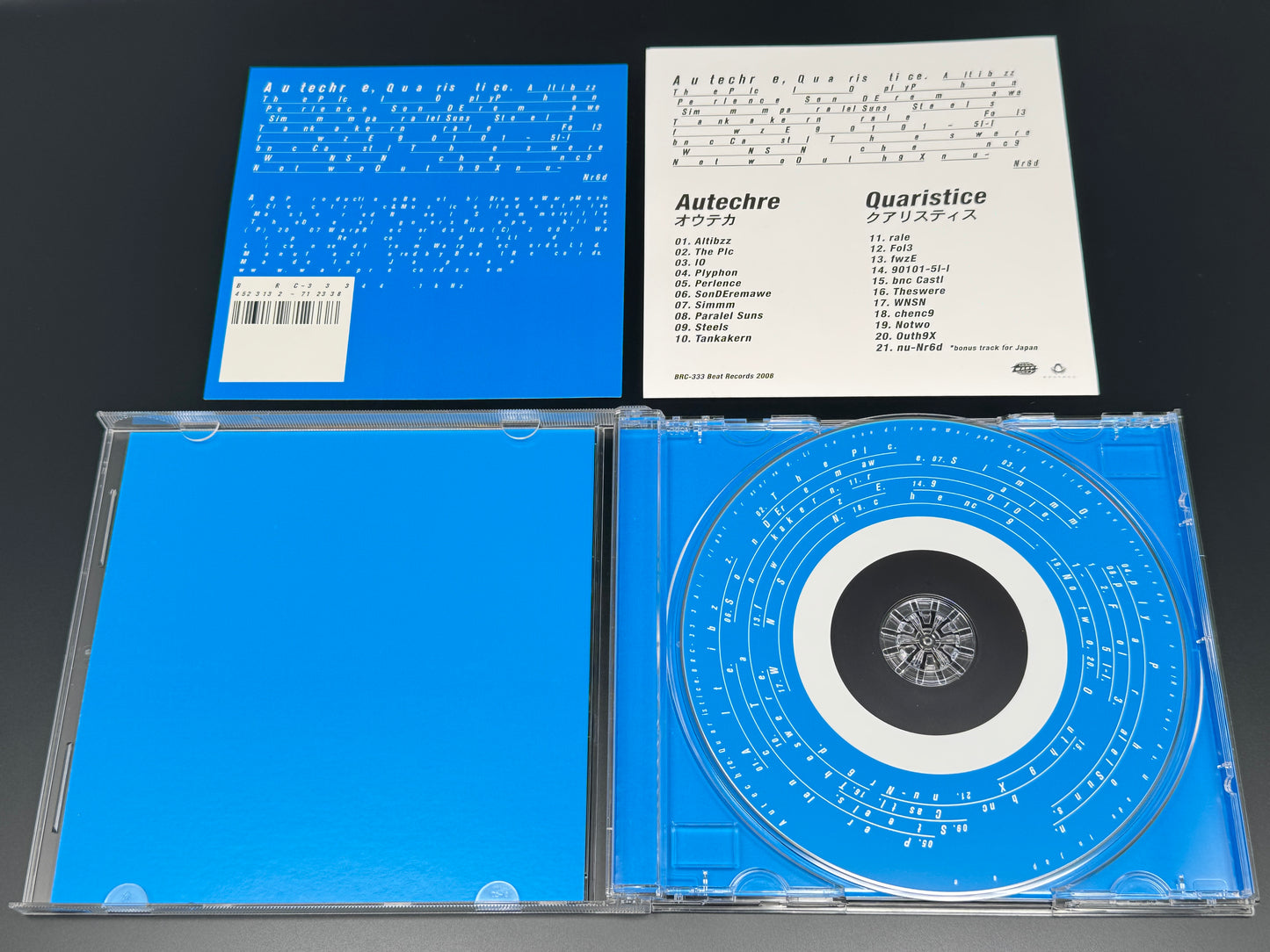 Autechre Quaristice Japan Import Bonus Track+1 BRC-333