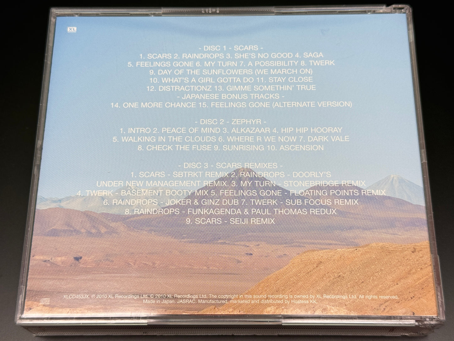 Basement Jaxx Scars Zephyr Special Edition Japan Import 3CD All 34 Tracks
