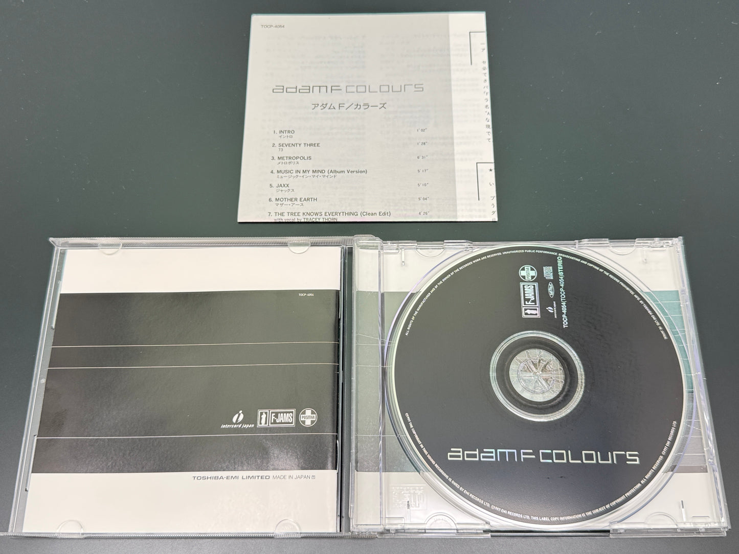 Adam F Colours Japan Import Bonus Tracks 14 Tracks Roni Size Remix
