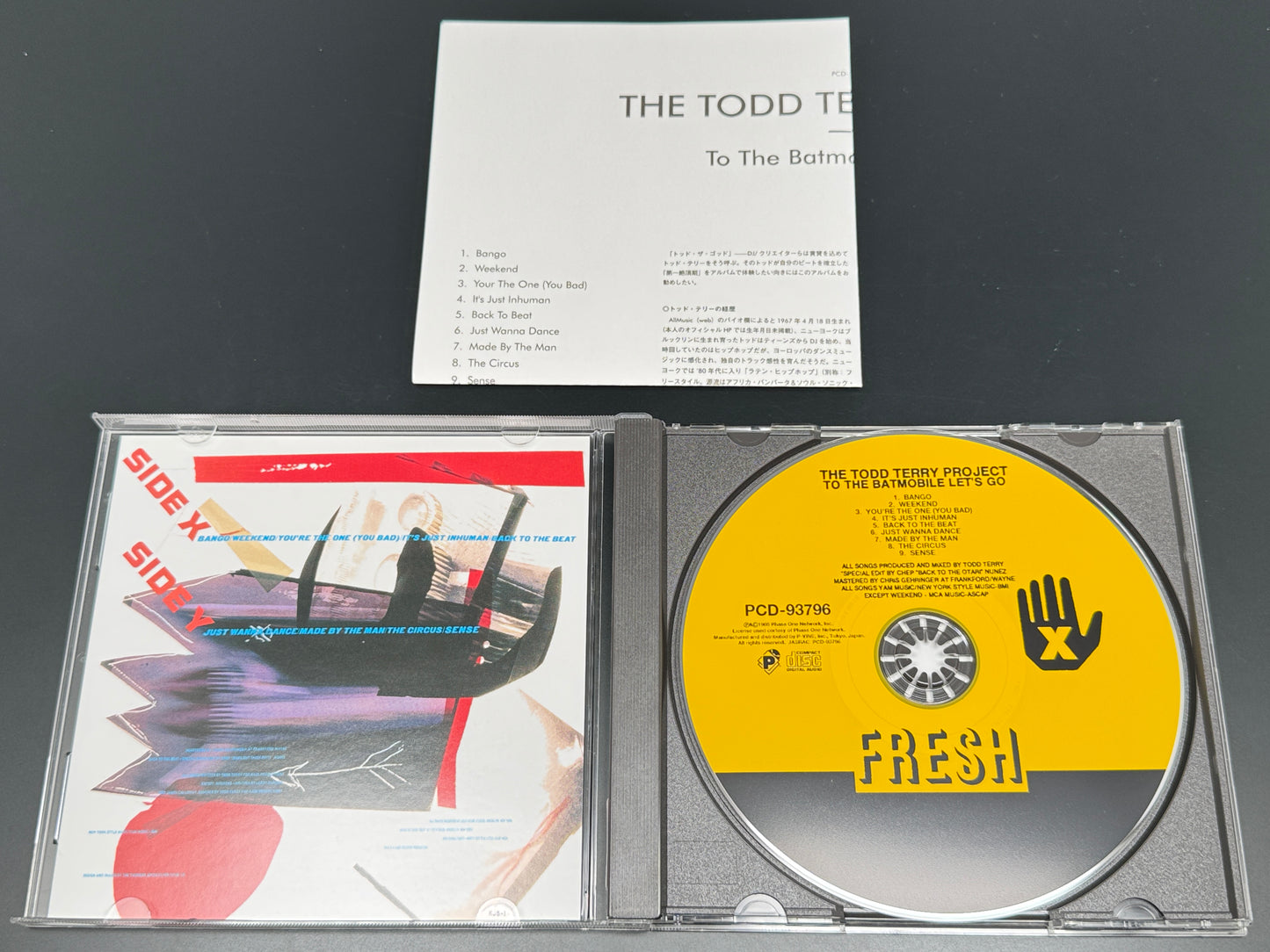 The Todd Terry Project To The Batmobile Let's Go Japan Import PCD-93796