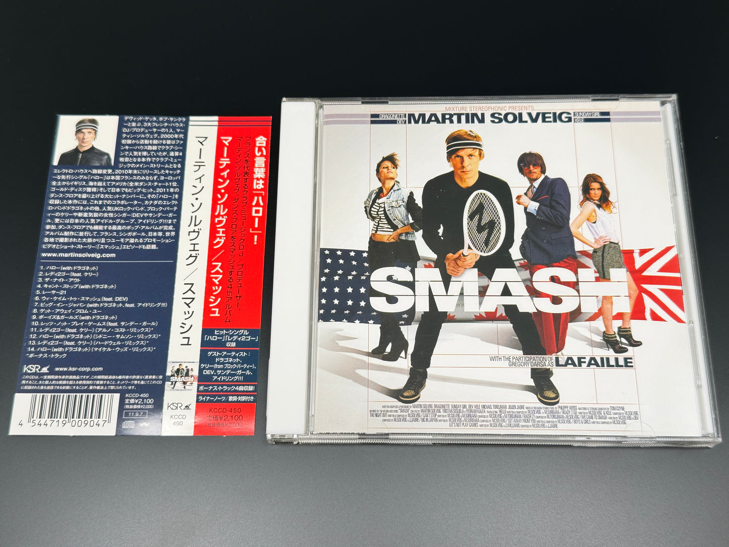 Martin Solveig Smash Japan Import CD Bonus Tracks+4 Hardwell,Sidney Samson Remix KCCD-450