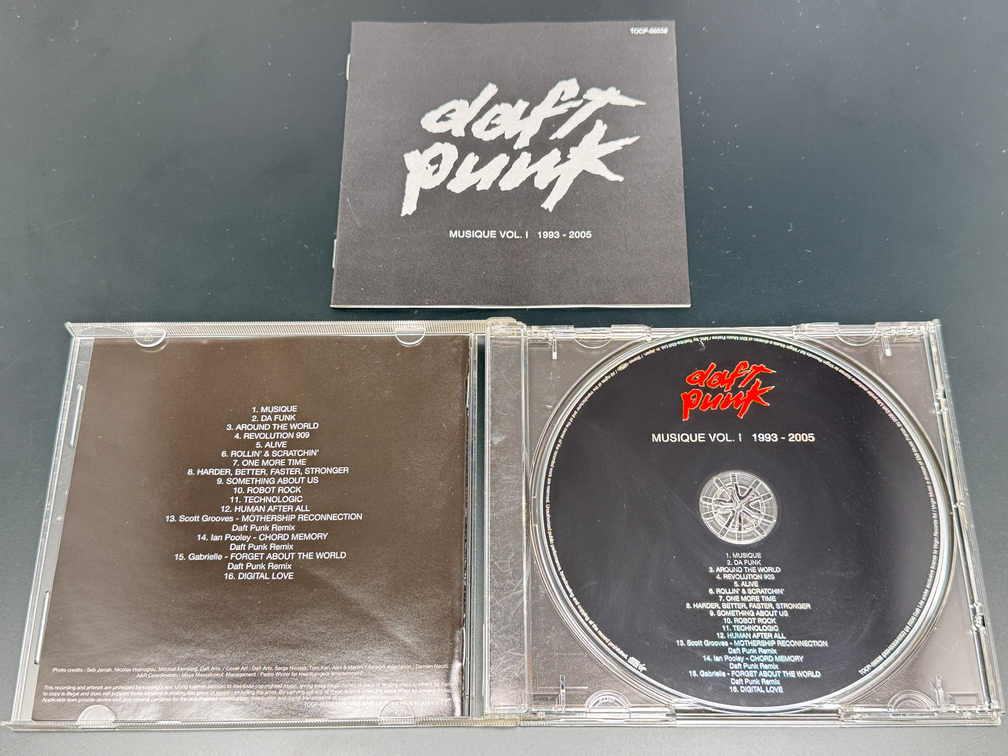 Daft Punk Musique Vol.1 1993 - 2005 Japan Import CD TOCP-66538