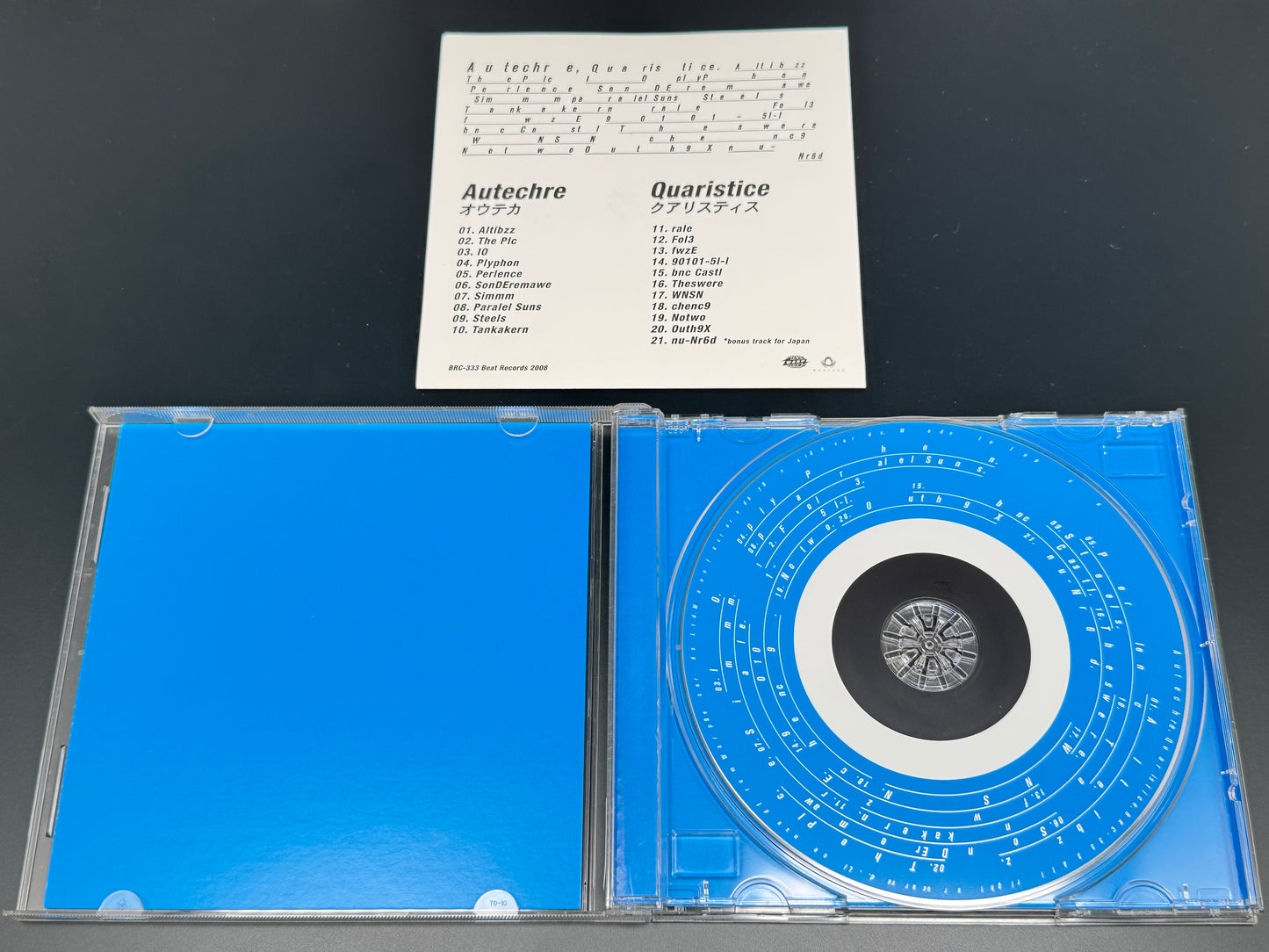 Autechre Quaristice Japan Import Bonus Track+1 BRC-333