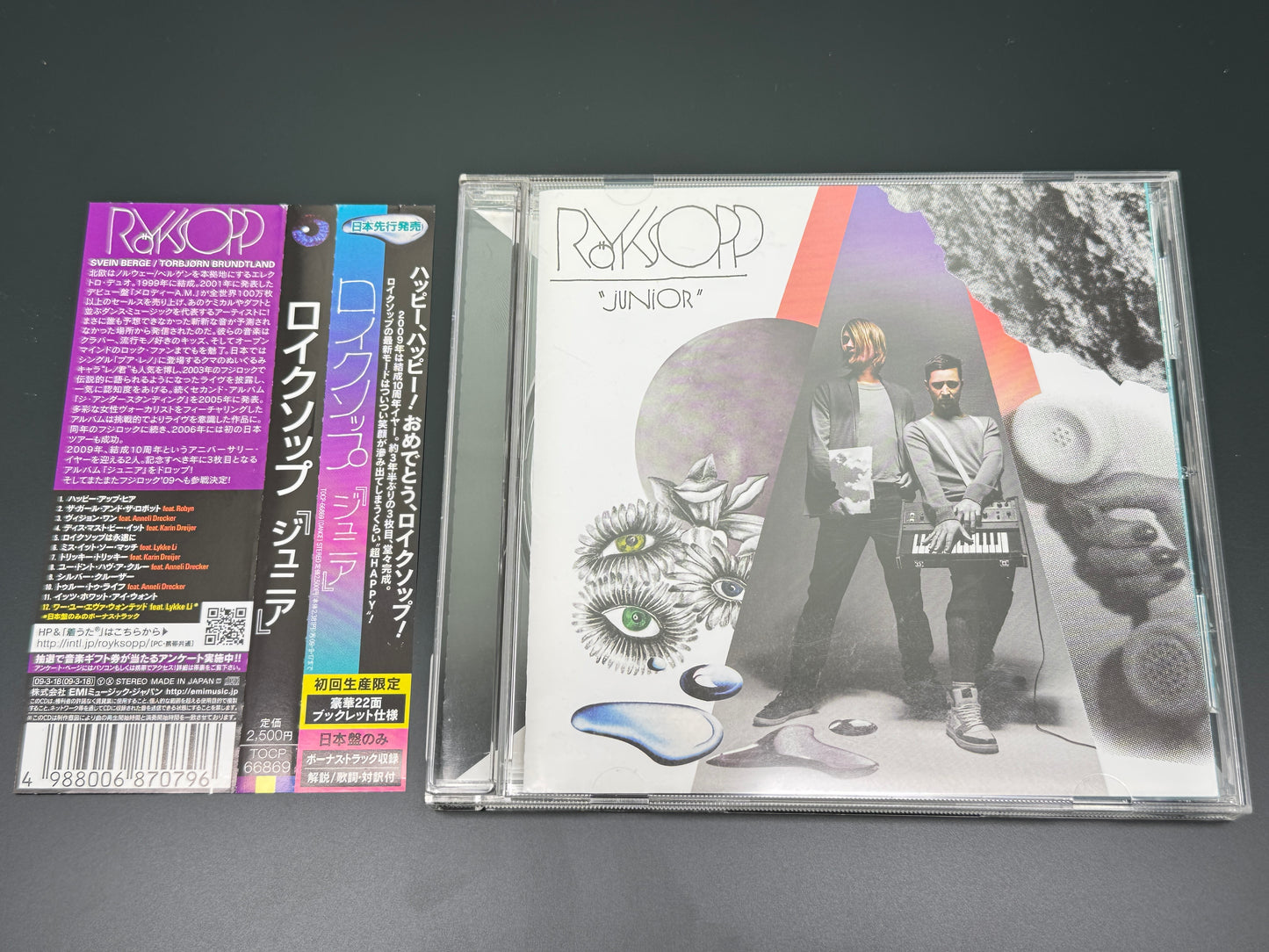 Royksopp Junior Japan Import Bonus Track+1 TOCP-66869