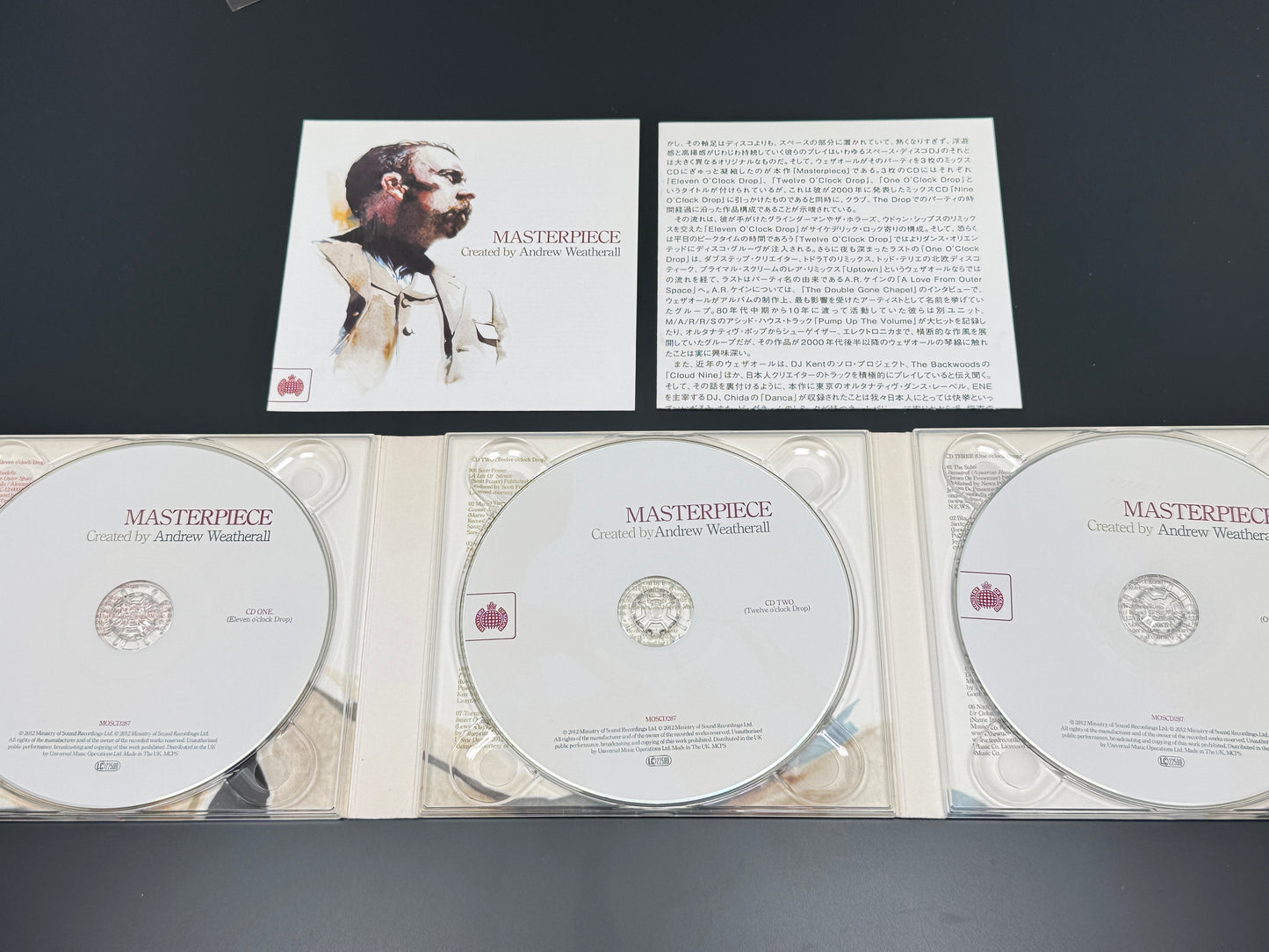 Andrew Weatherall Masterpiece Japan Import 3CD