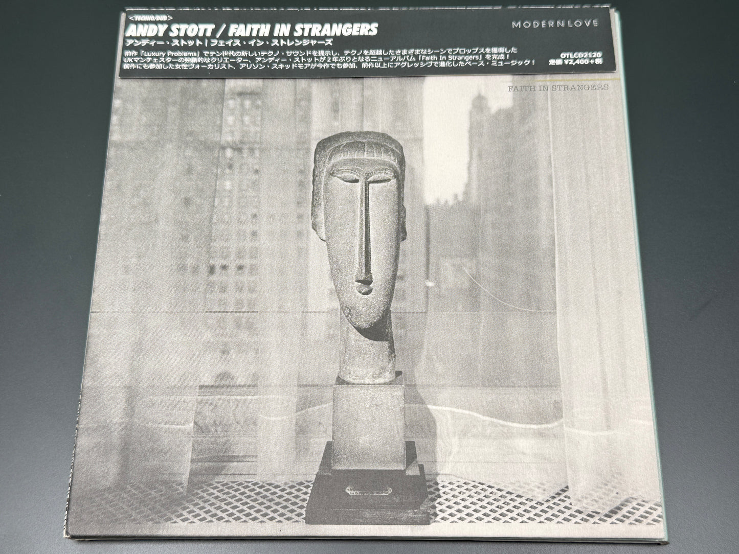 Andy Stott Faith In Strangers Modern Love OTLCD2120