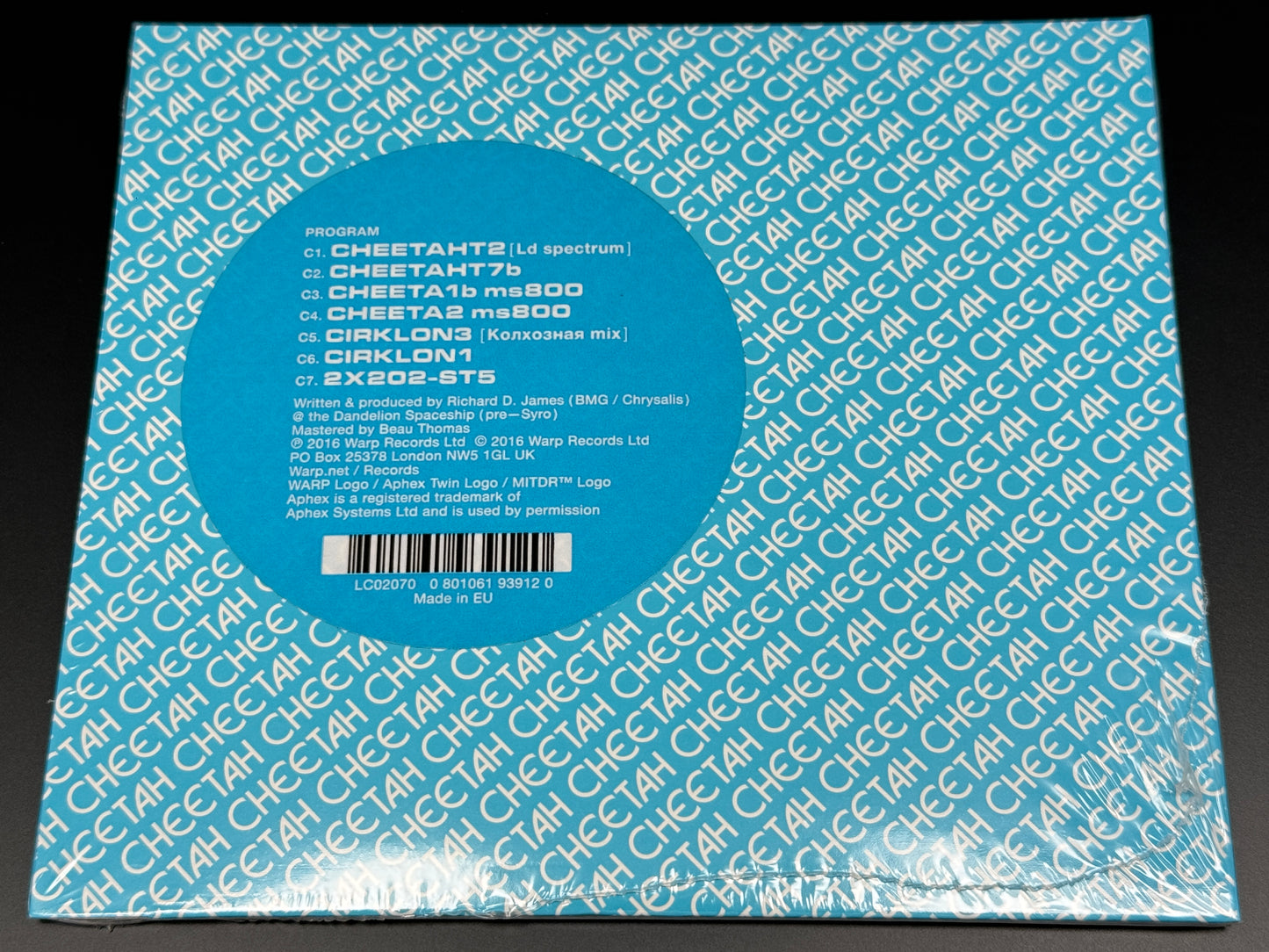 Aphex Twin Cheetah EP WAP391CD