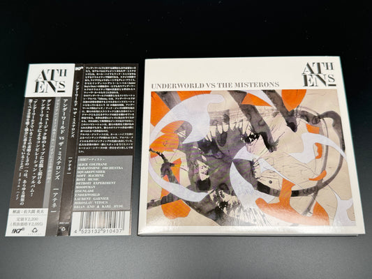 Underworld vs The Misterons Athens Japanese CD Brien Eno BRK7-243